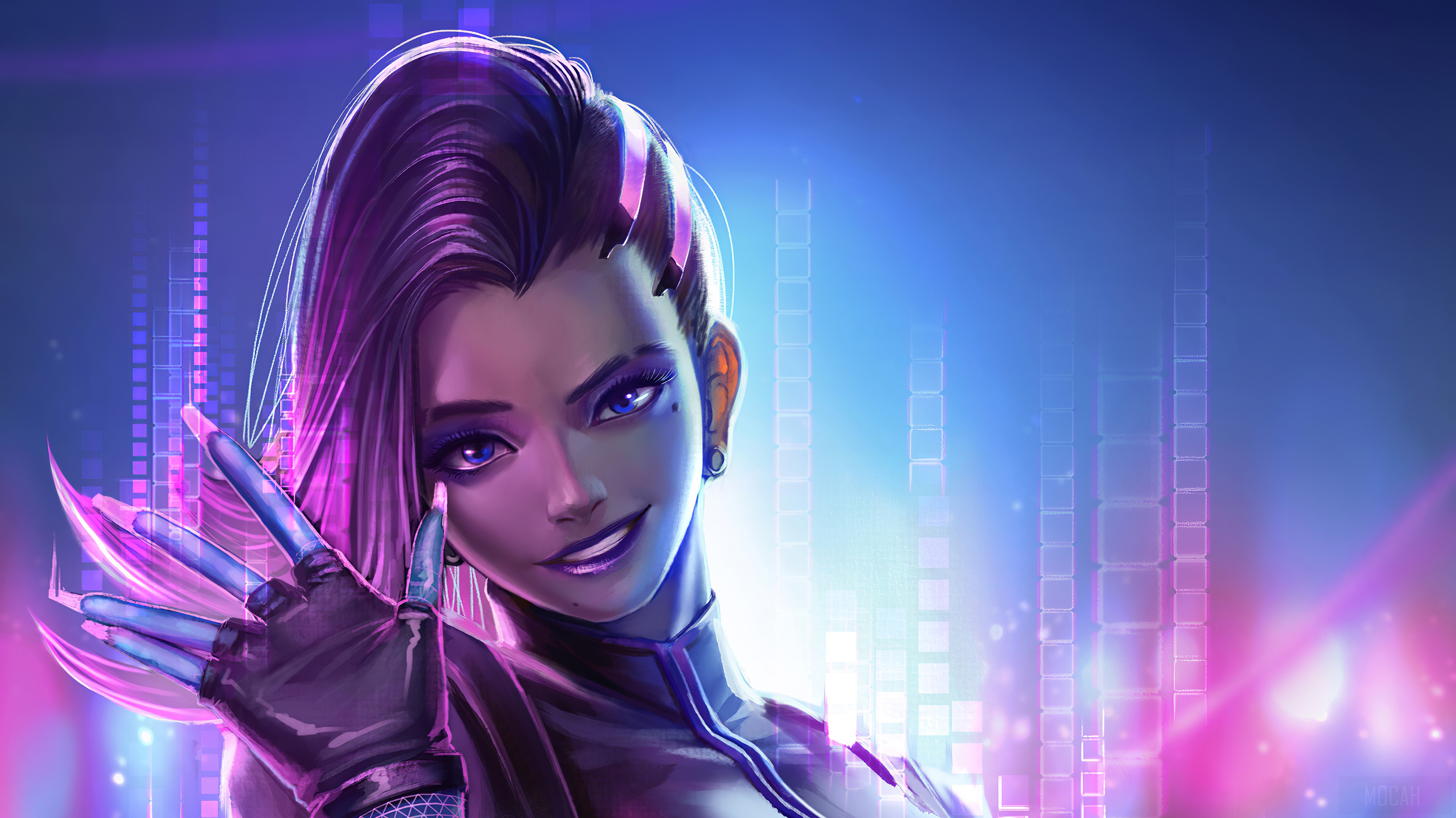 Sombra from Overwatch 4K HD Wallpaper
