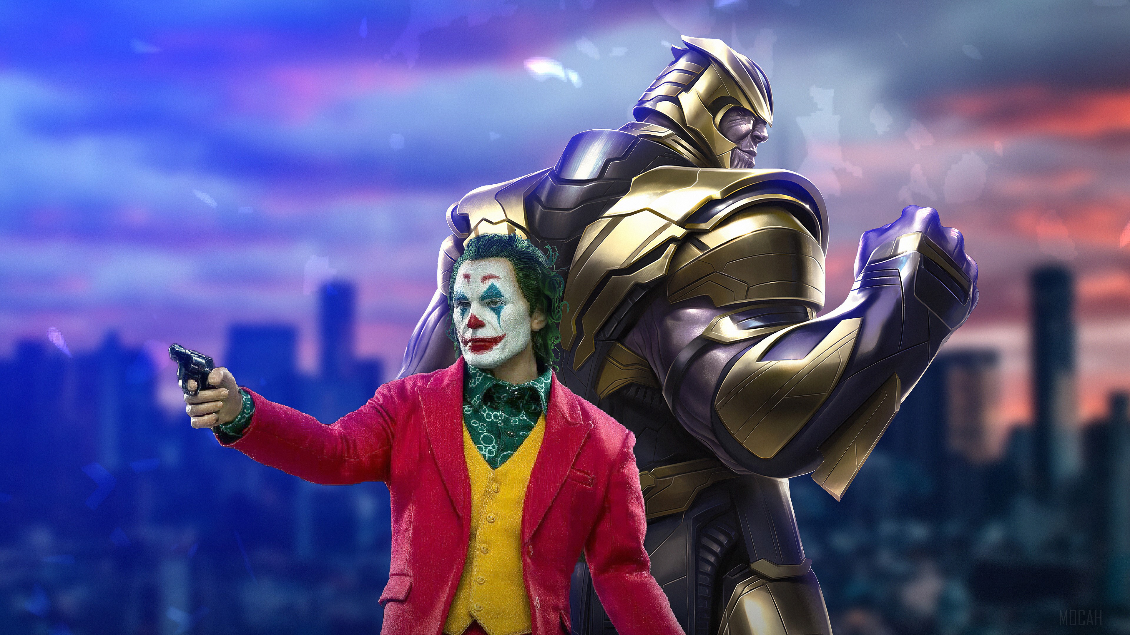 Joker And Thanos HD Wallpaper