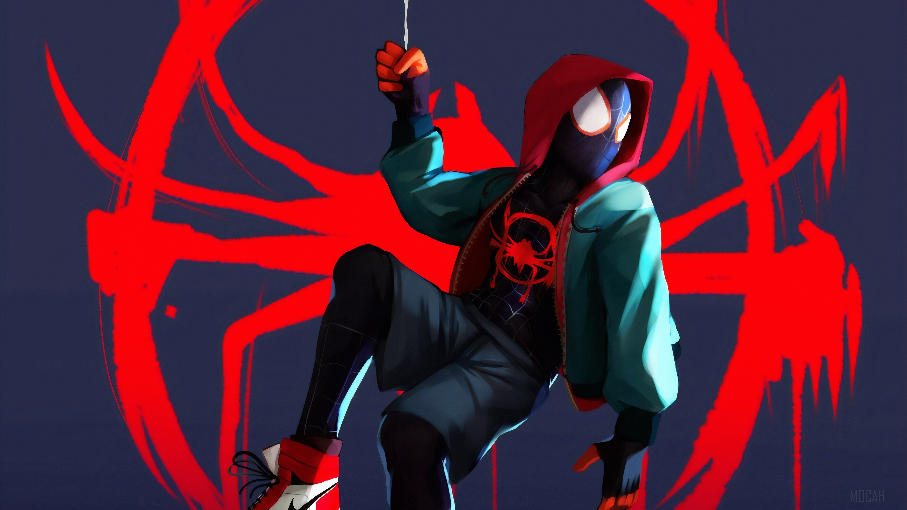 Miles Morales from Spider-Man: Into the Spider-Verse 4K HD Wallpaper