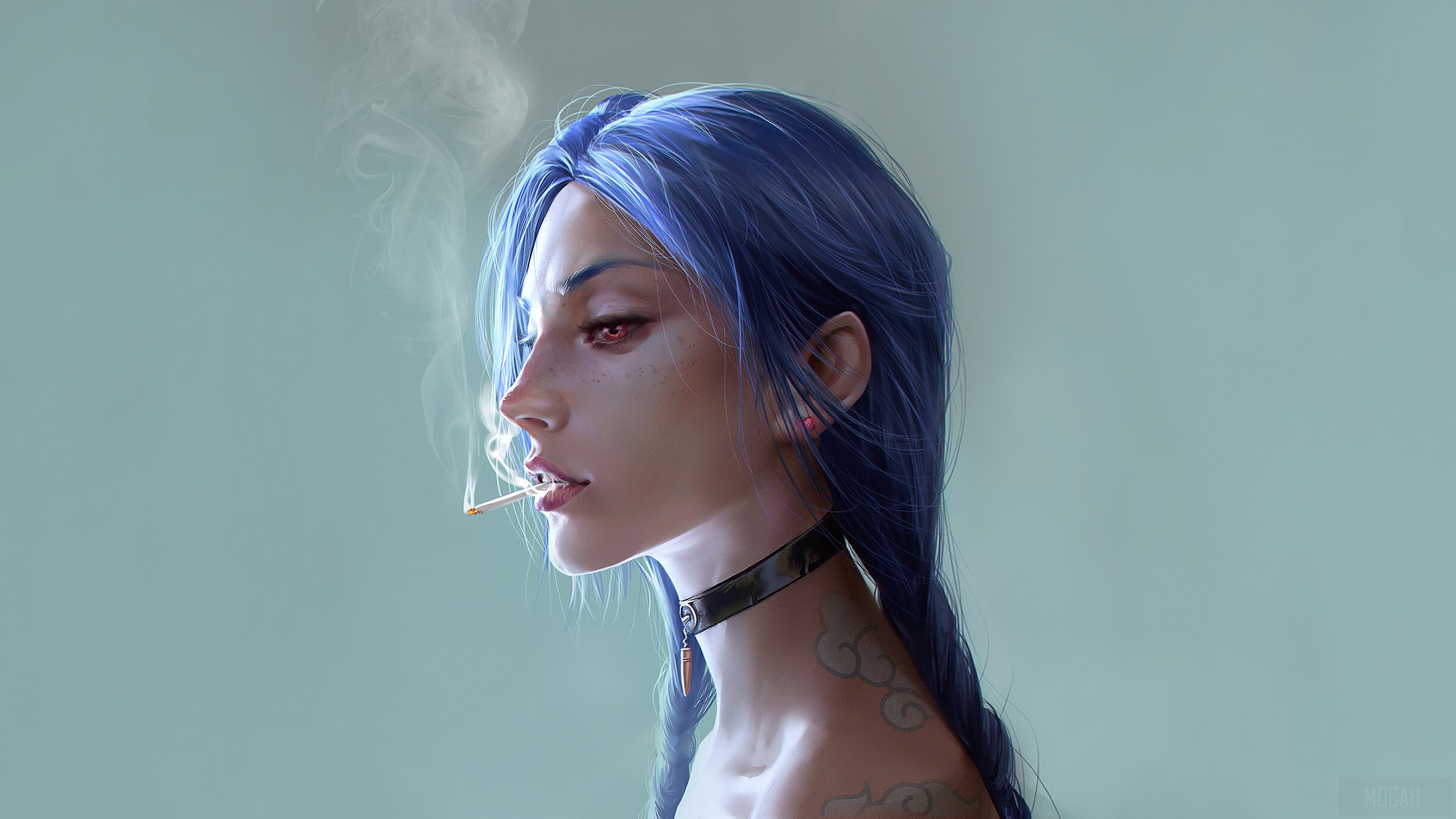 Jinx from League of Legends Art 4K HD Wallpaper