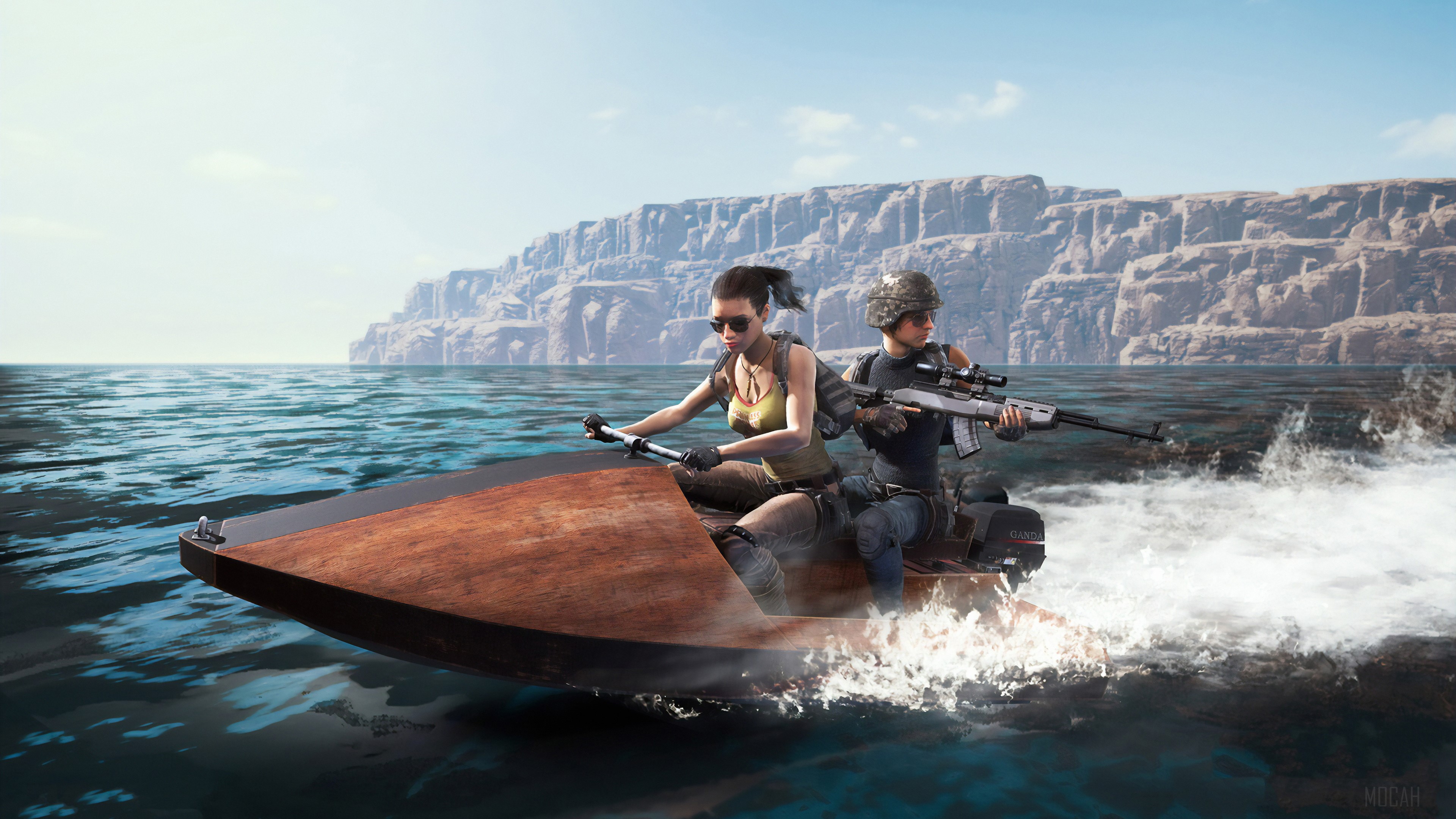 PUBG Jet Ski 4K HD Wallpaper