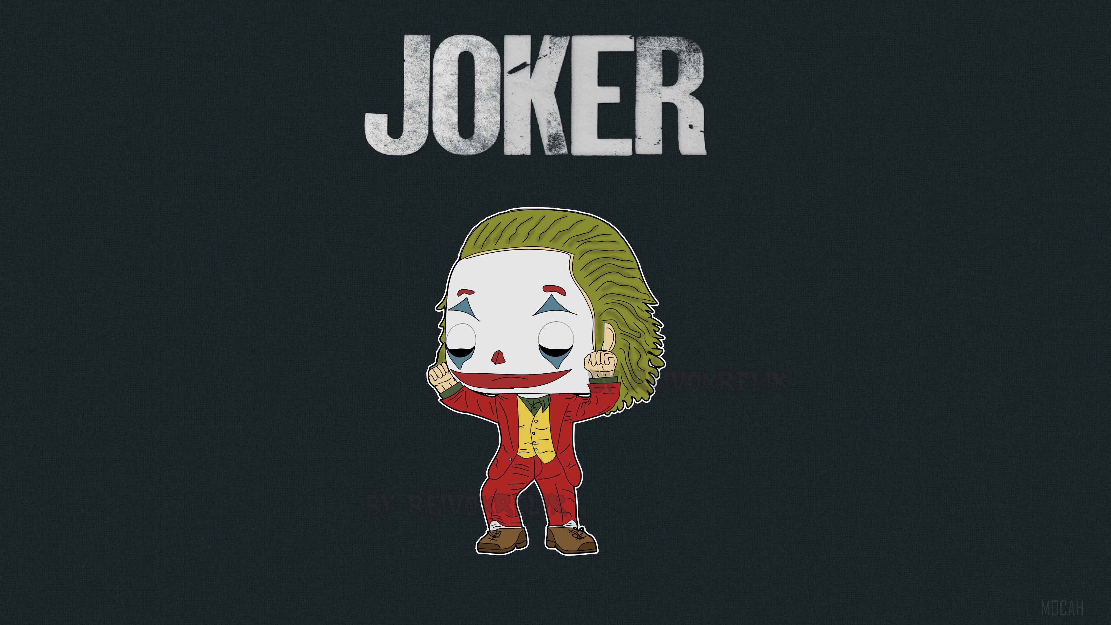 Joker Minimalist 4K HD Wallpaper