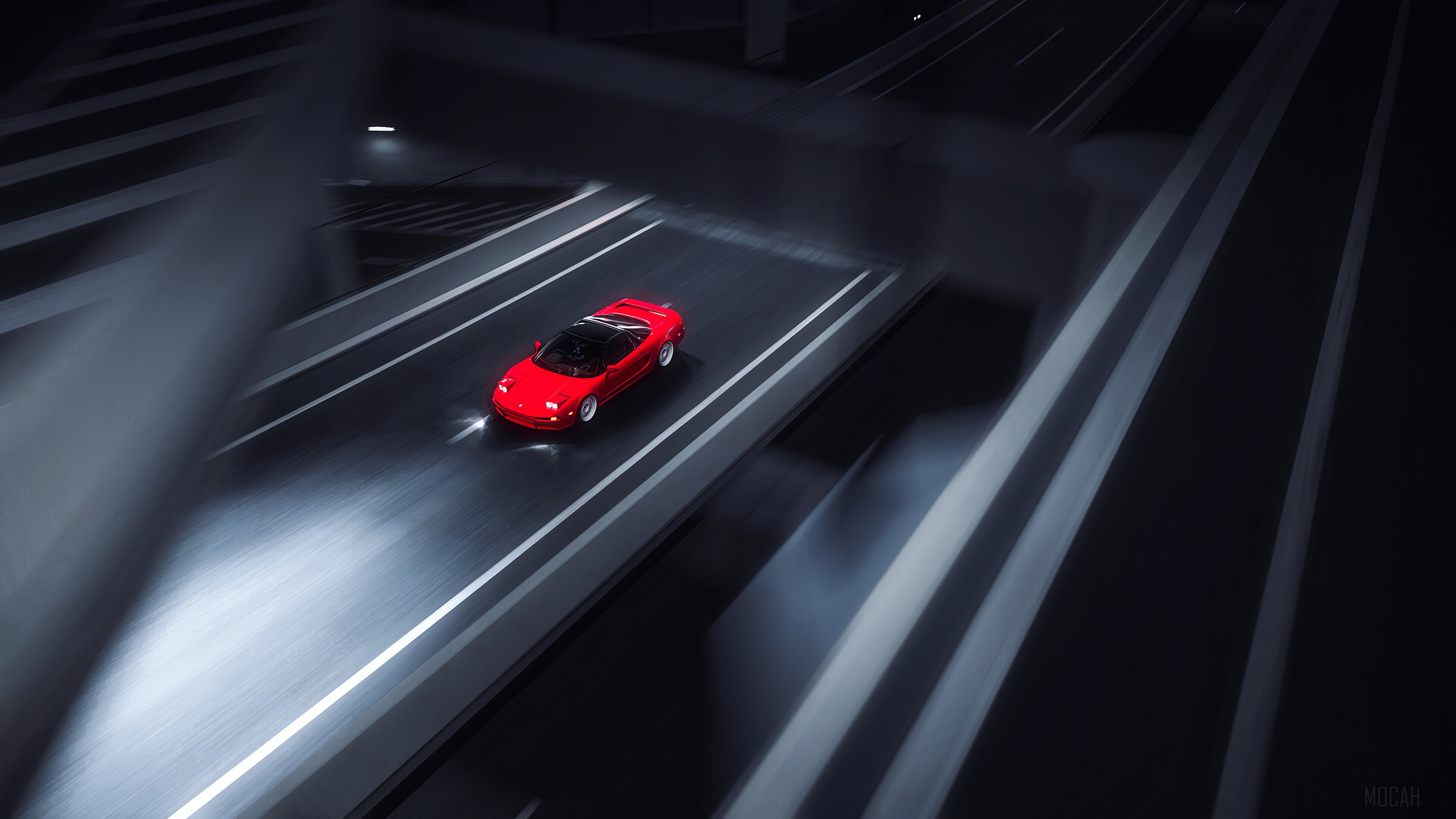 Red Honda NSX from Gran Turismo 4K HD Wallpaper