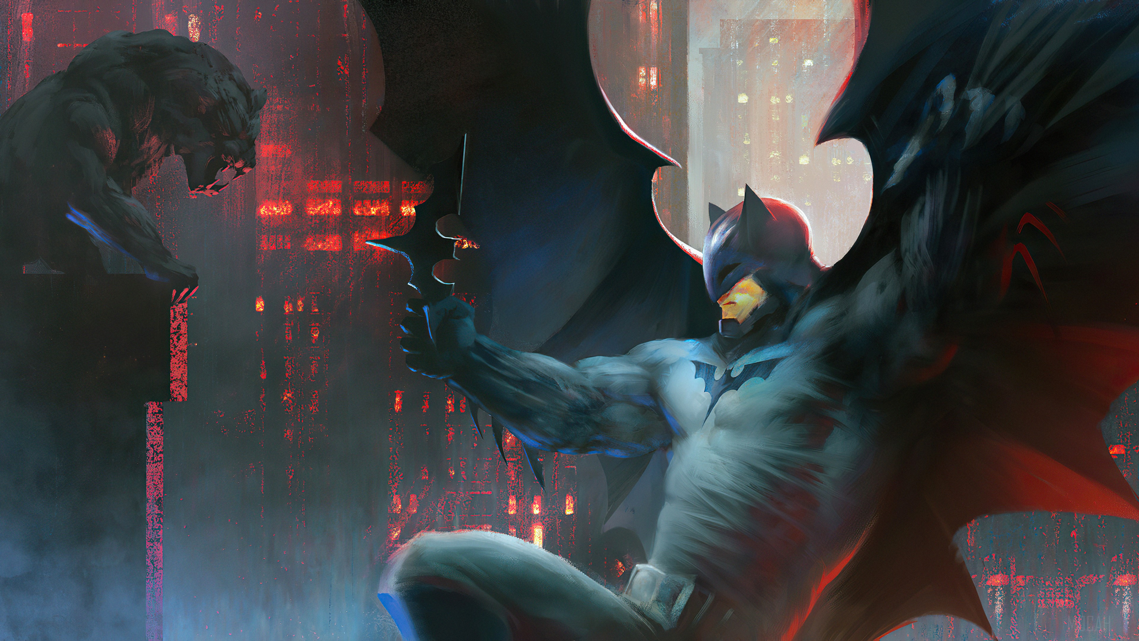Batman New Sketch Art HD Wallpaper