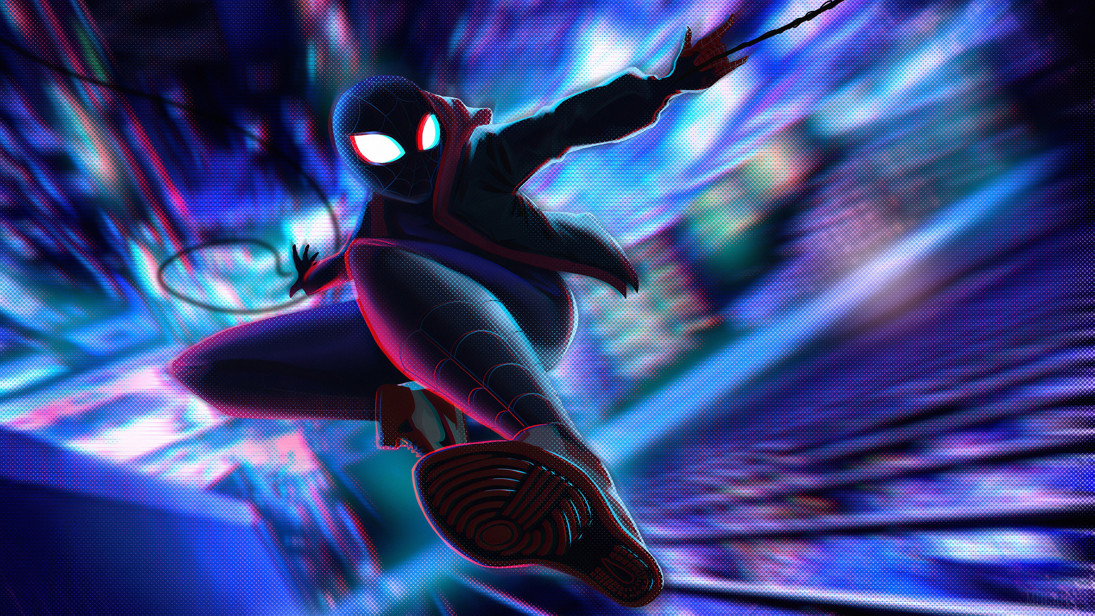 Miles Morales from Spider-Man 4K HD Wallpaper