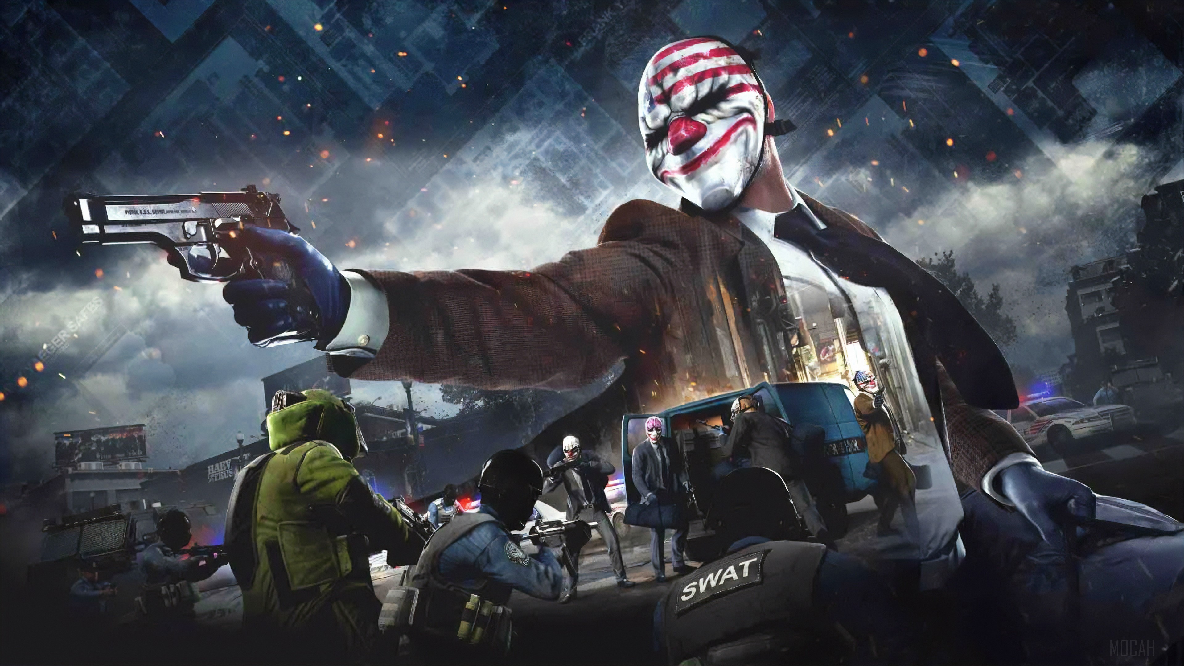 Payday 2 4K HD Wallpaper