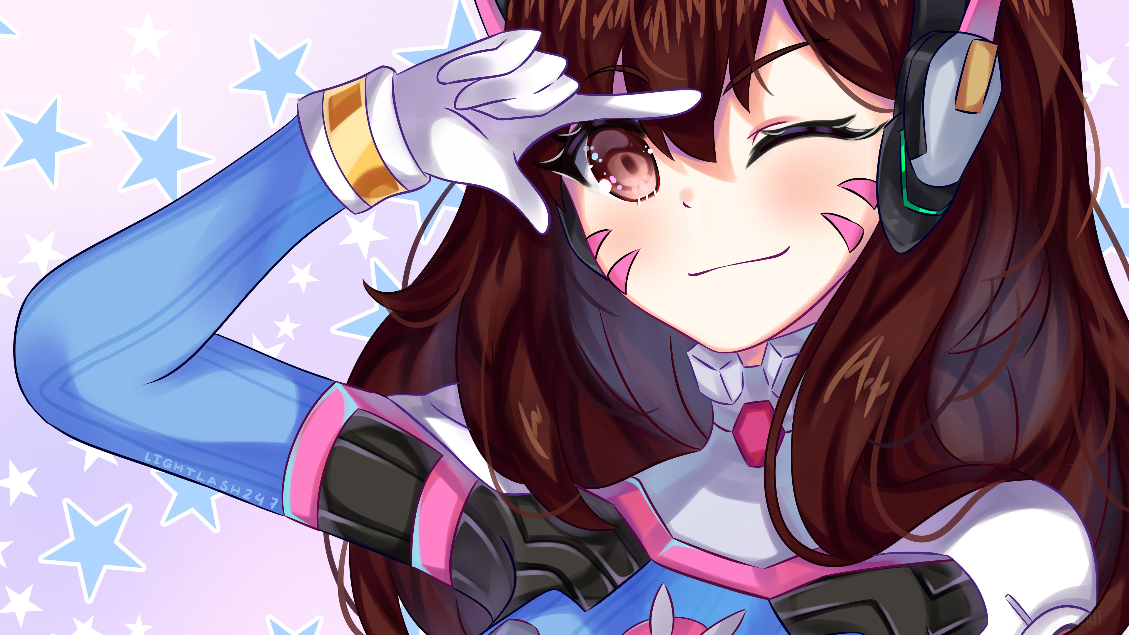 D.Va from Overwatch HD Wallpaper