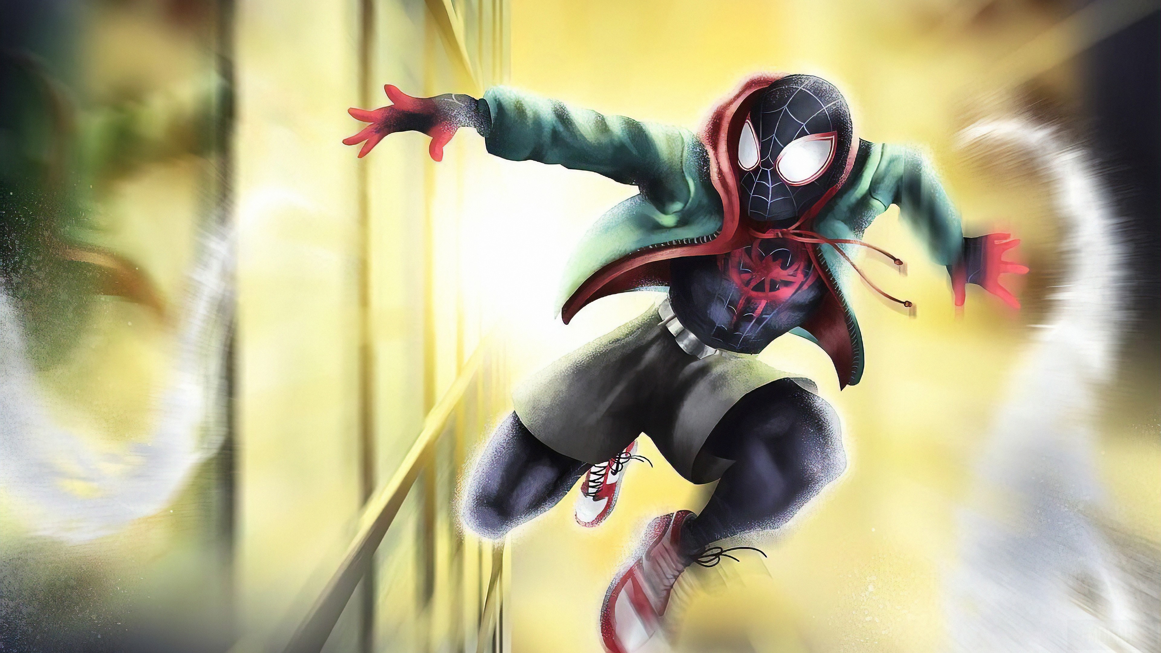 Spider-Man Passing By 4K HD Wallpaper