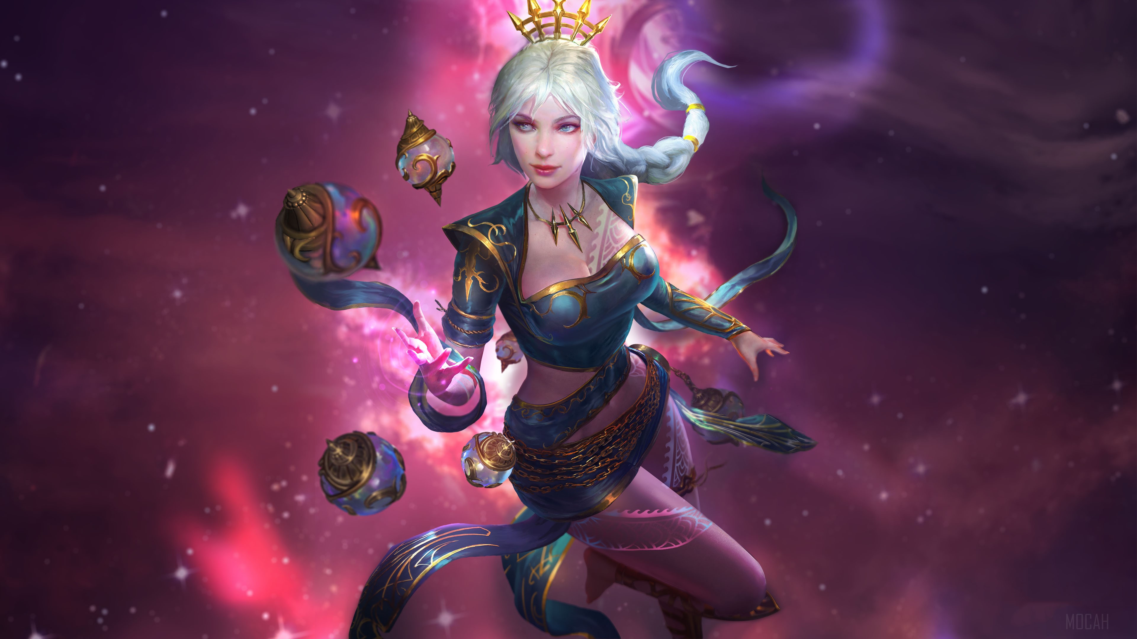 Nu Wa from Smite Battleground Of The Gods 4K HD Wallpaper