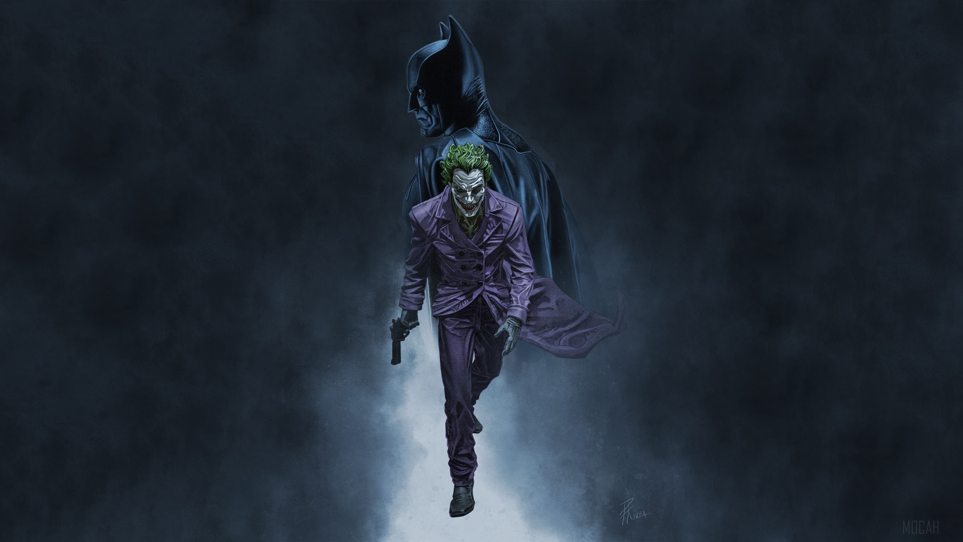 Joker and Batman 4K HD Wallpaper