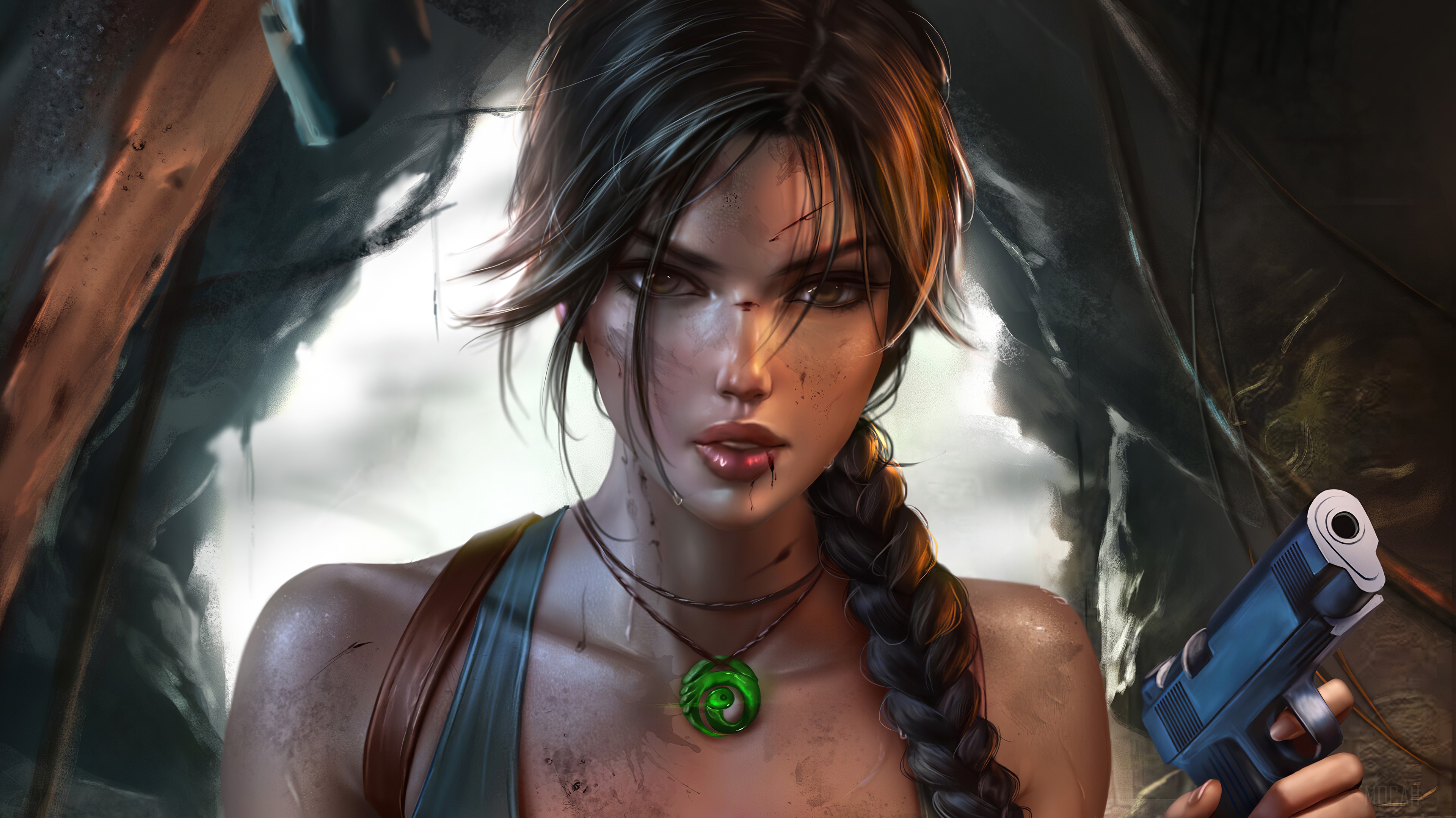Lara Croft from Tomb Raider 4K HD Wallpaper