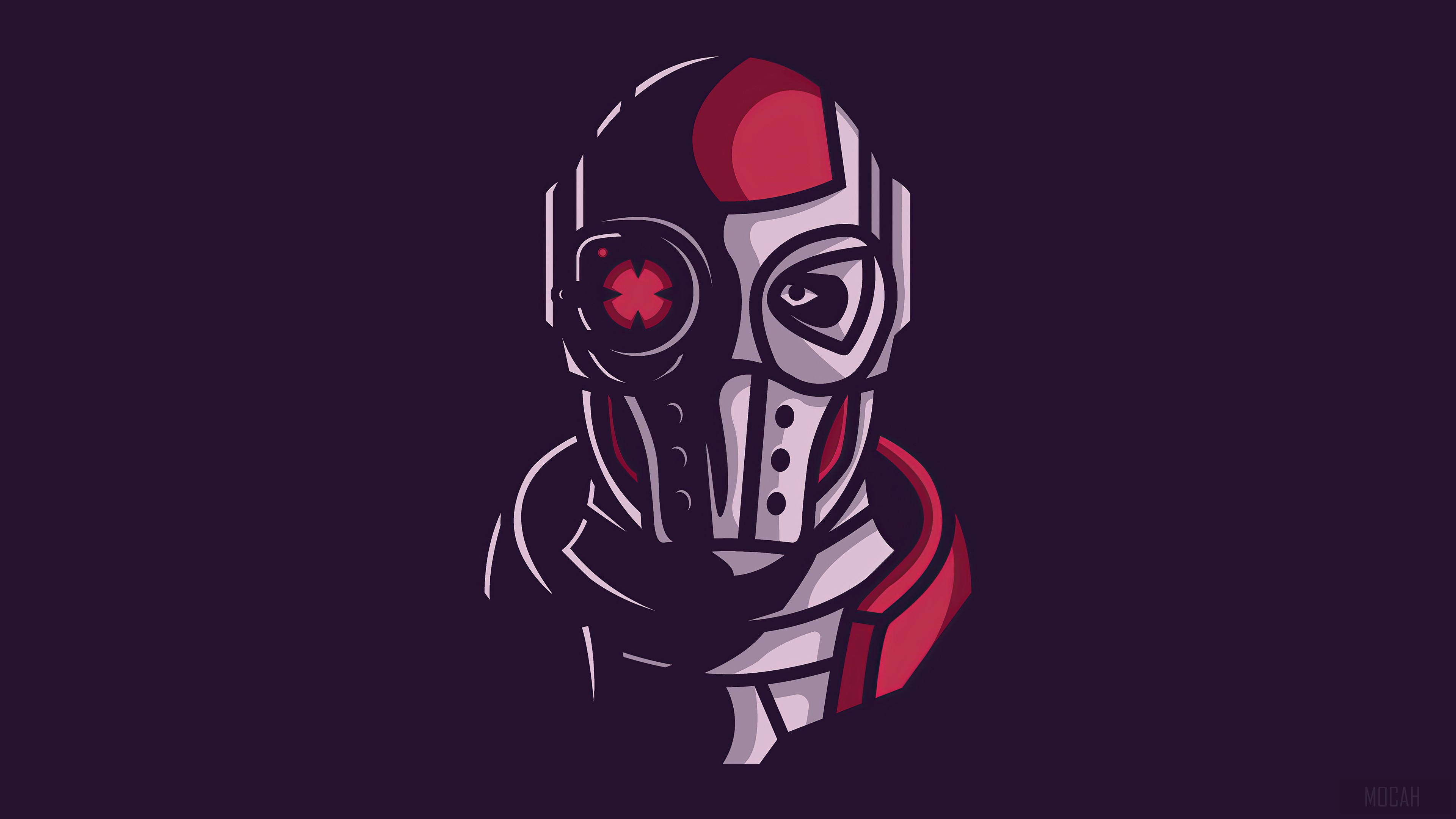Deadshot Face Minimal HD Wallpaper
