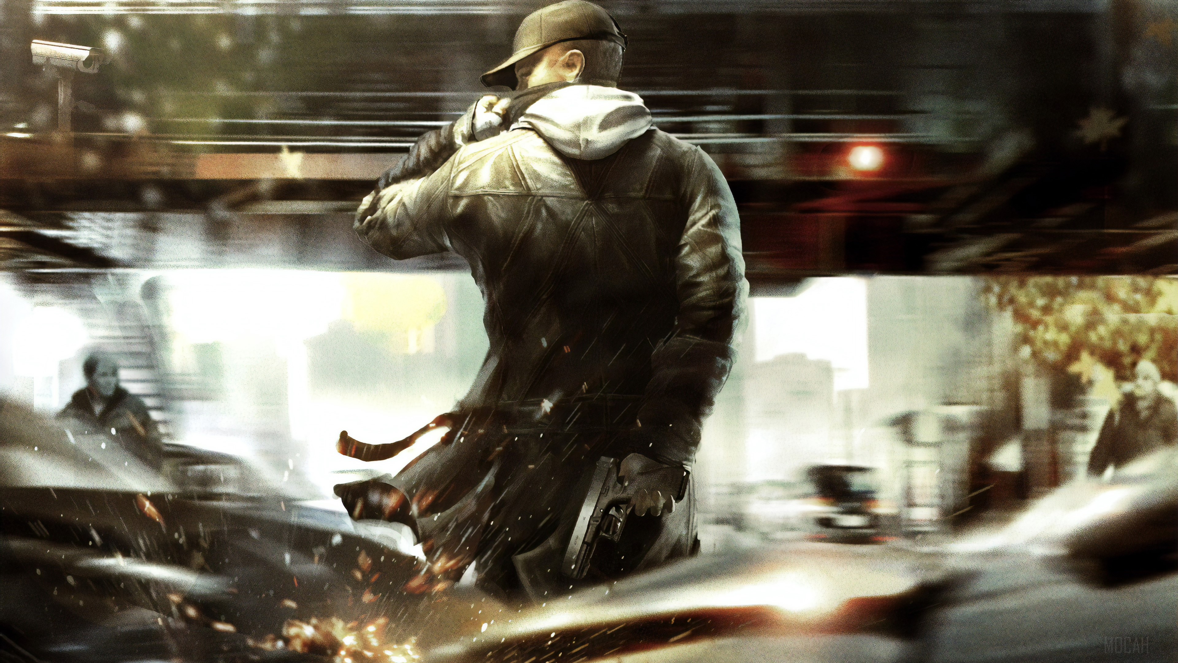 Aiden Pearce from Watch Dogs 4K HD Wallpaper