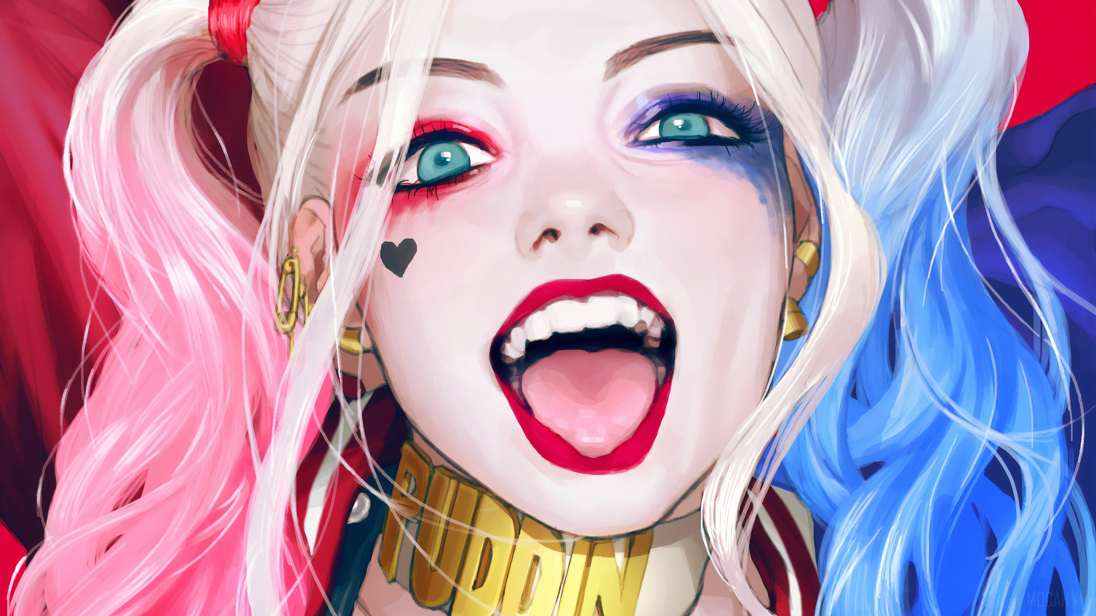 Harley Quinn Laughing 4K HD Wallpaper
