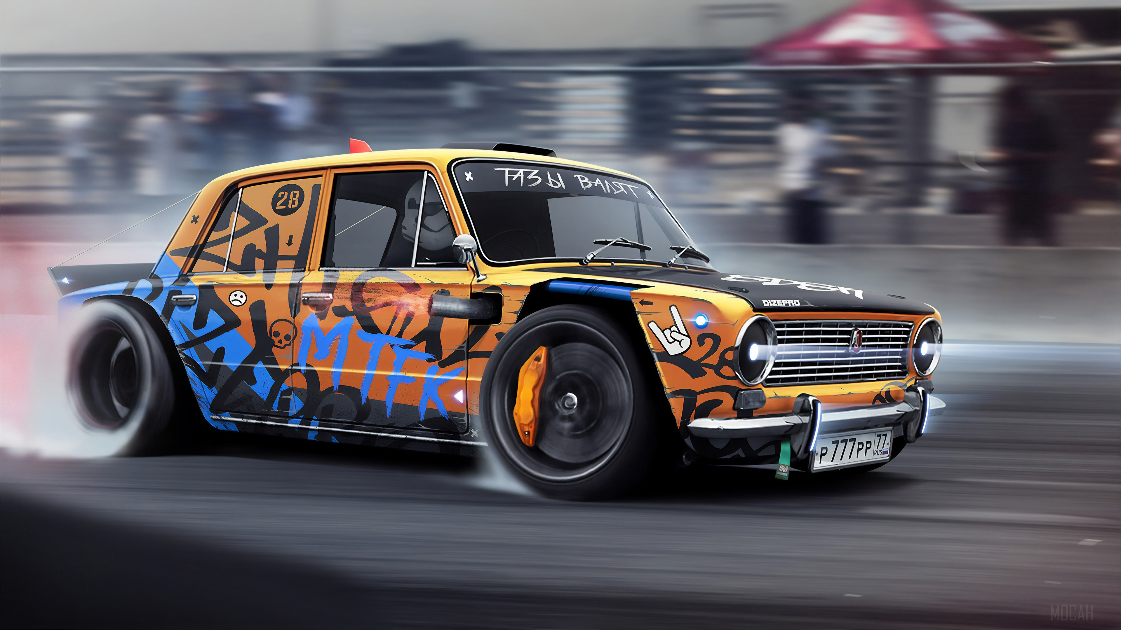 Drift Monster HD Wallpaper