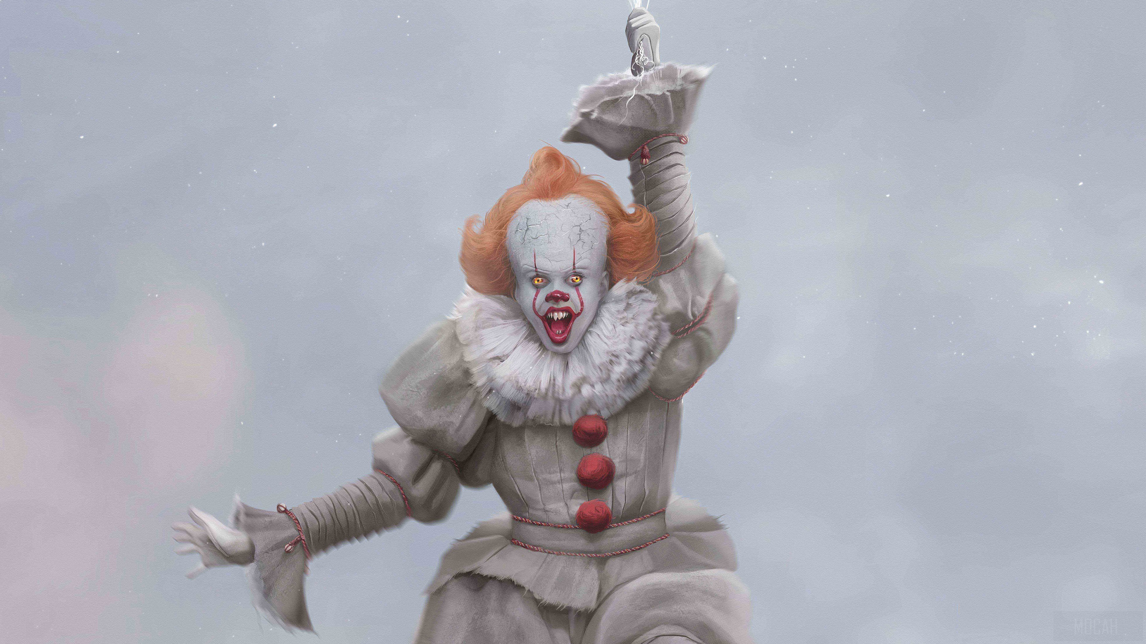 Pennywise from IT 4K HD Wallpaper