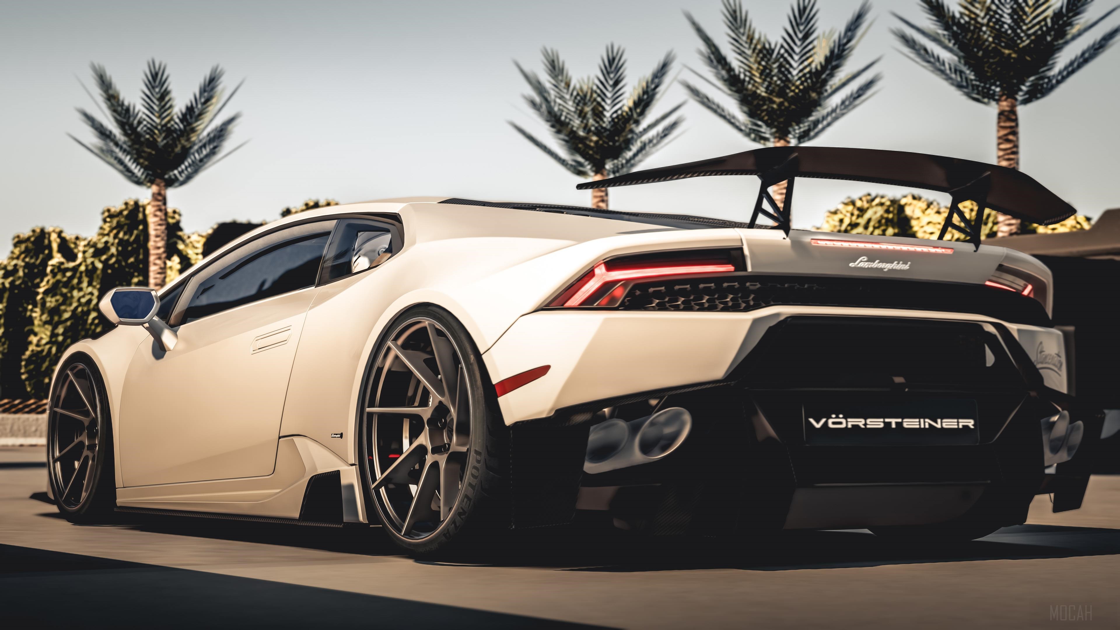 Vorsteiner Lamborghini Huracan 2019 Rear HD Wallpaper