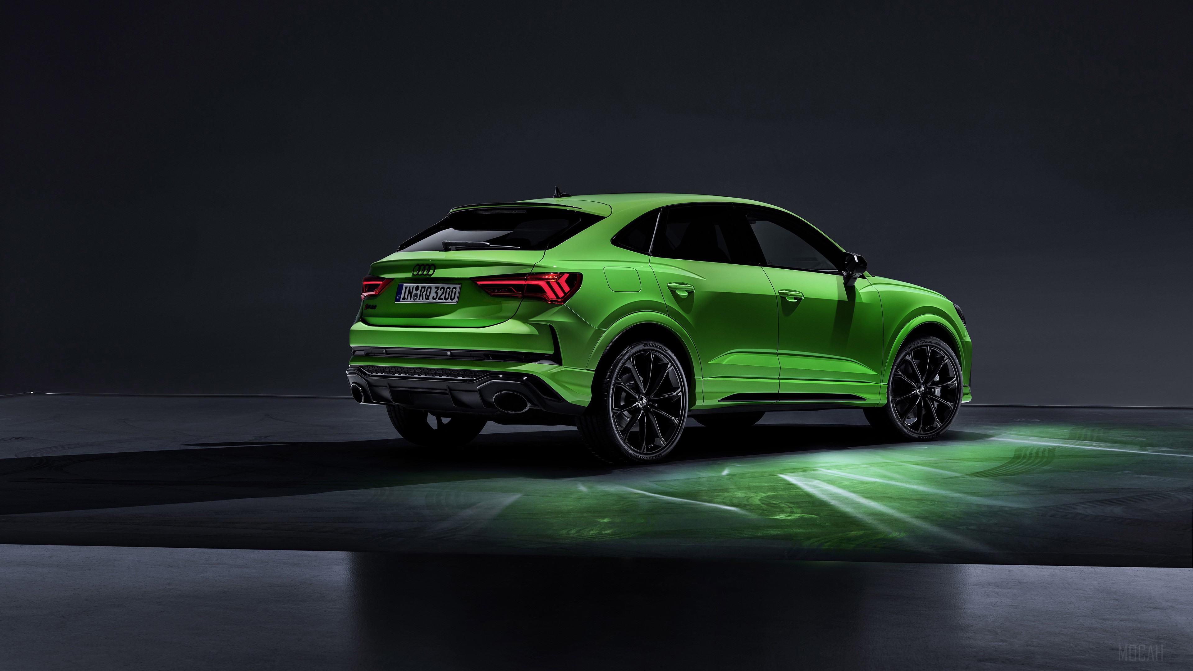 Green Audi RS Q3 4K HD Wallpaper