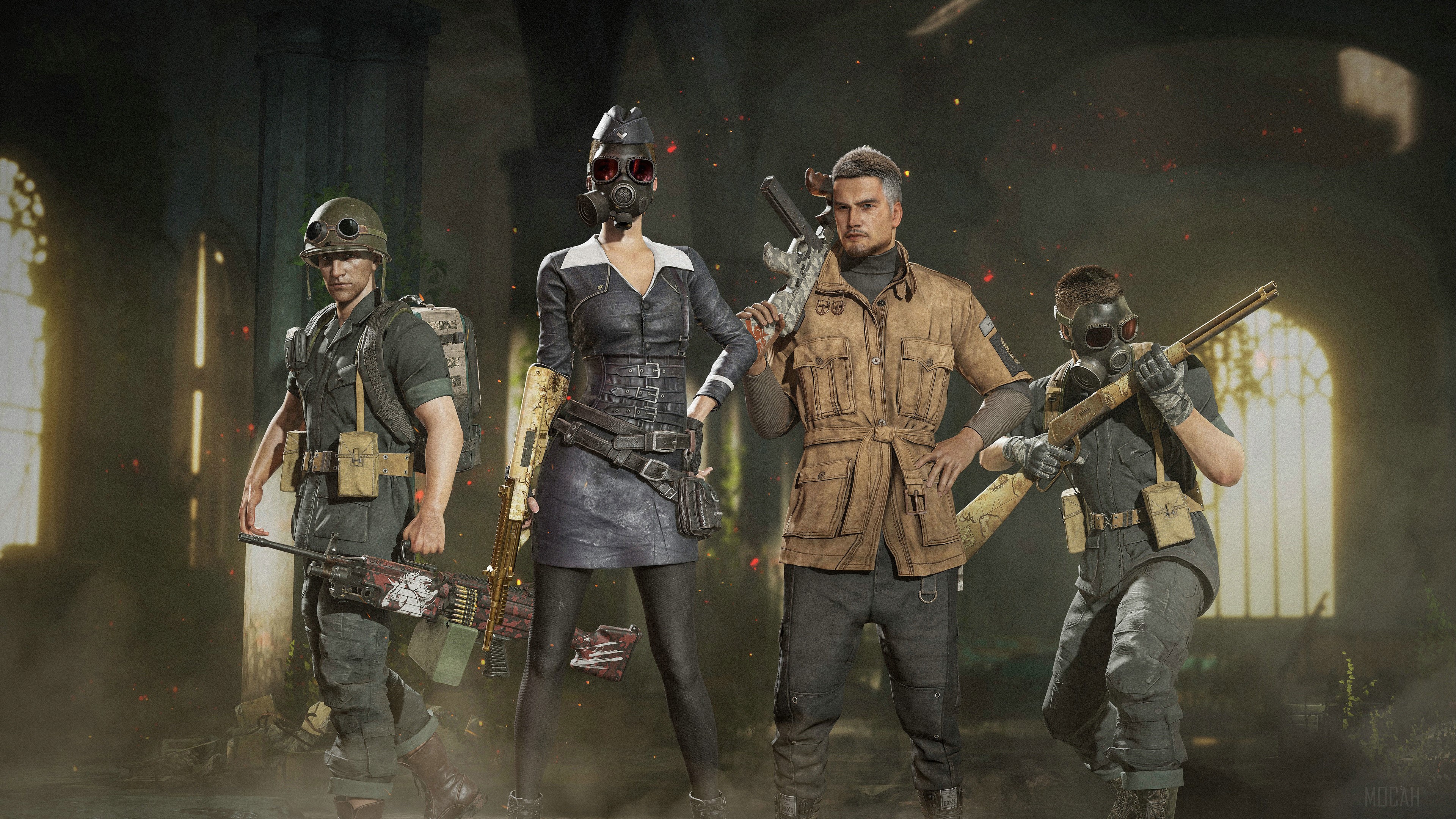 PUBG Season 5 4K characters HD Wallpaper