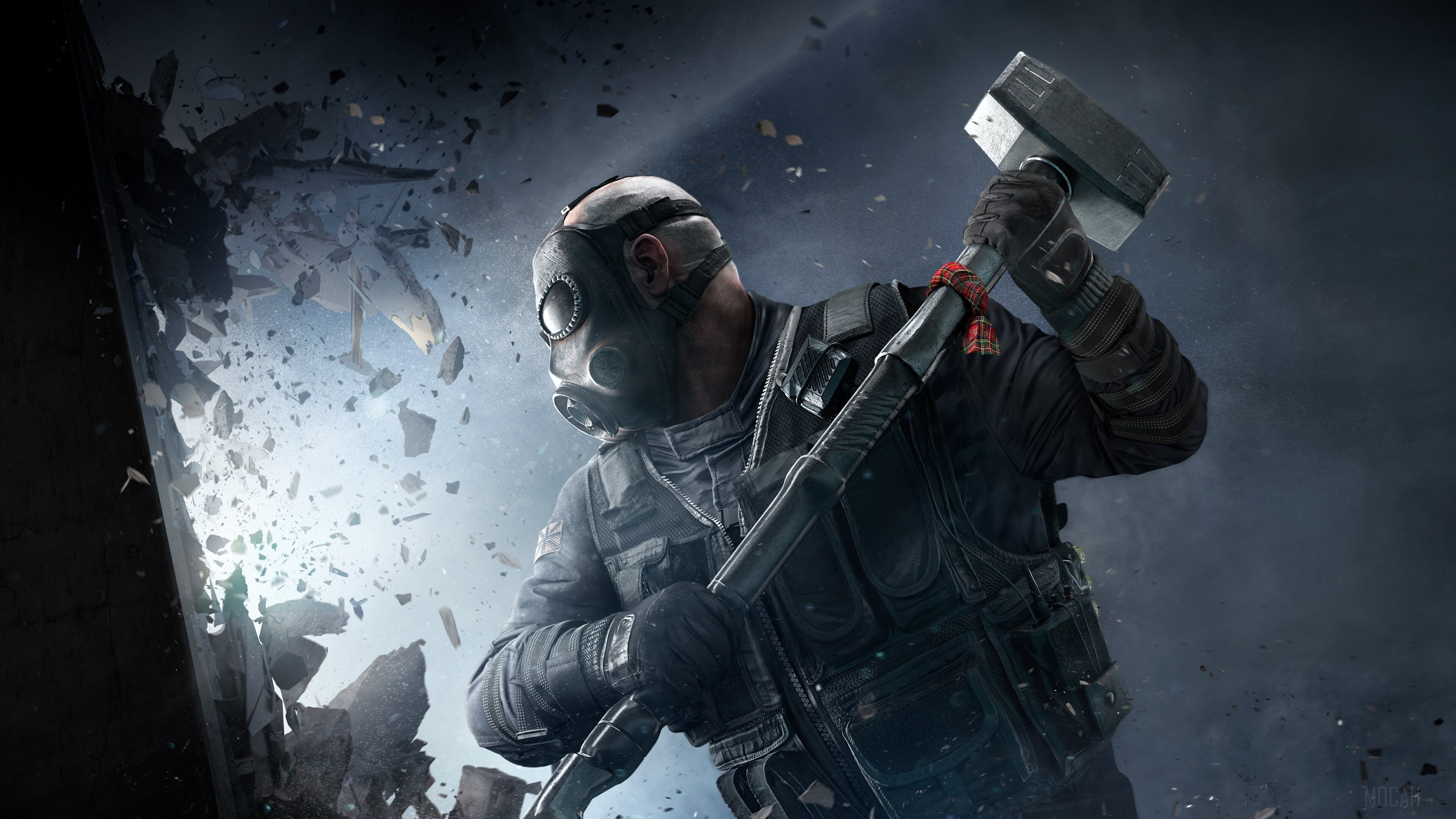Sledge from Tom Clancy's Rainbow Six Siege 4K HD Wallpaper
