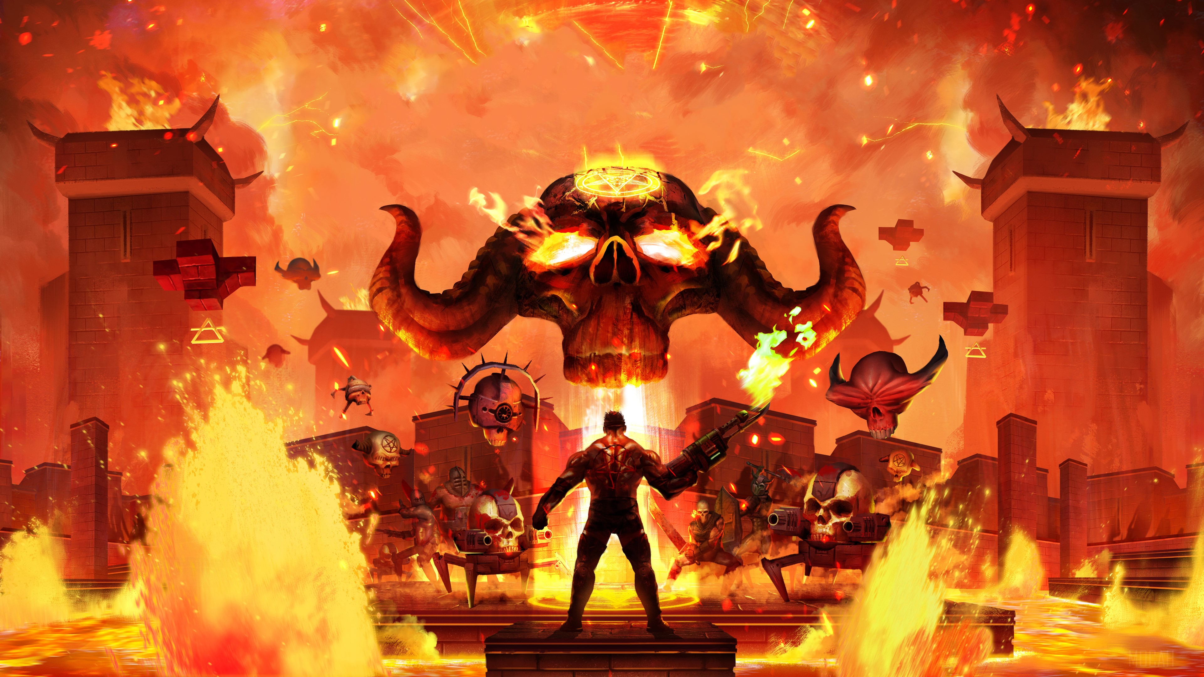 Demon Pit HD Wallpaper