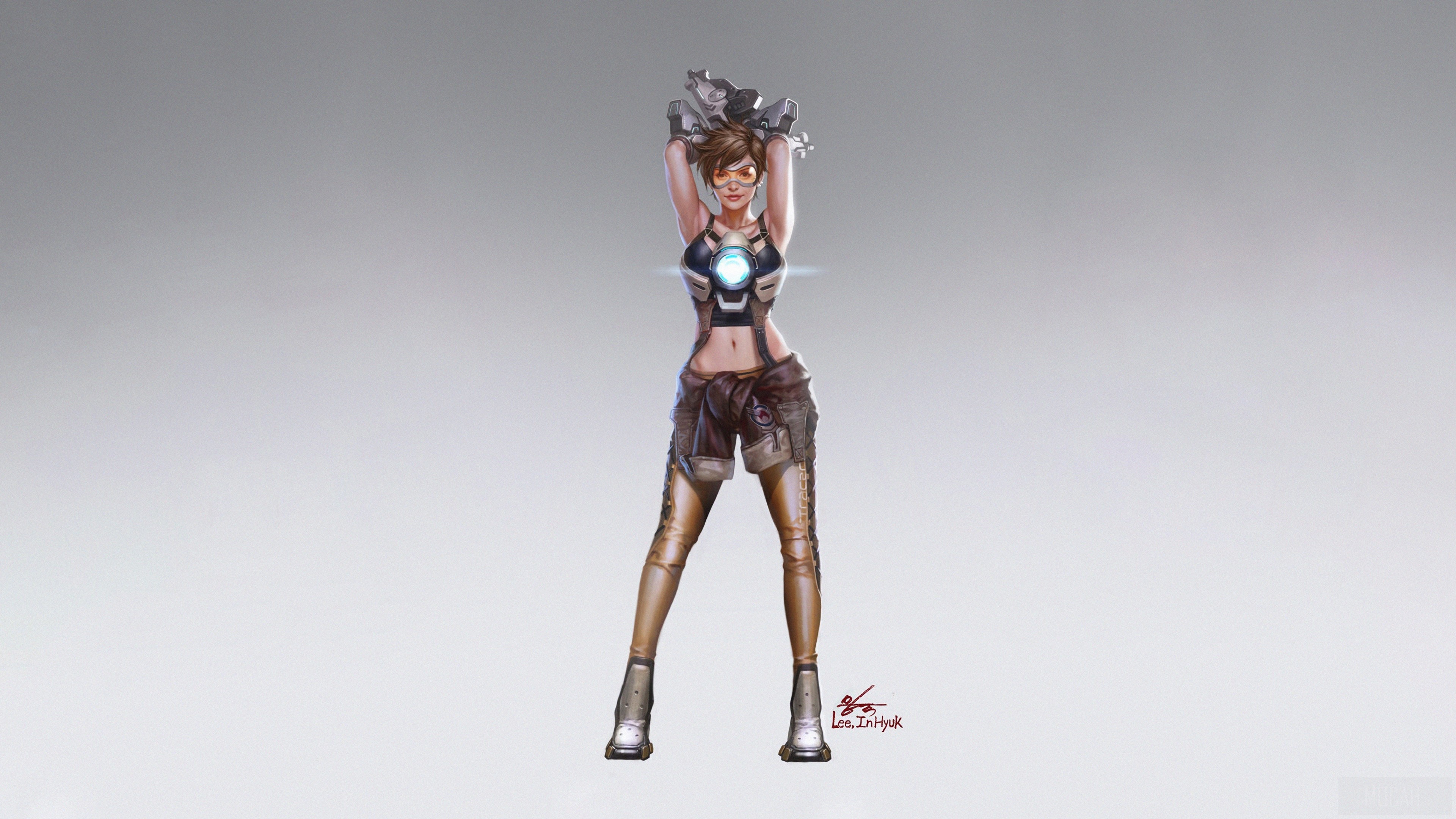 Tracer from Overwatch 4K HD Wallpaper
