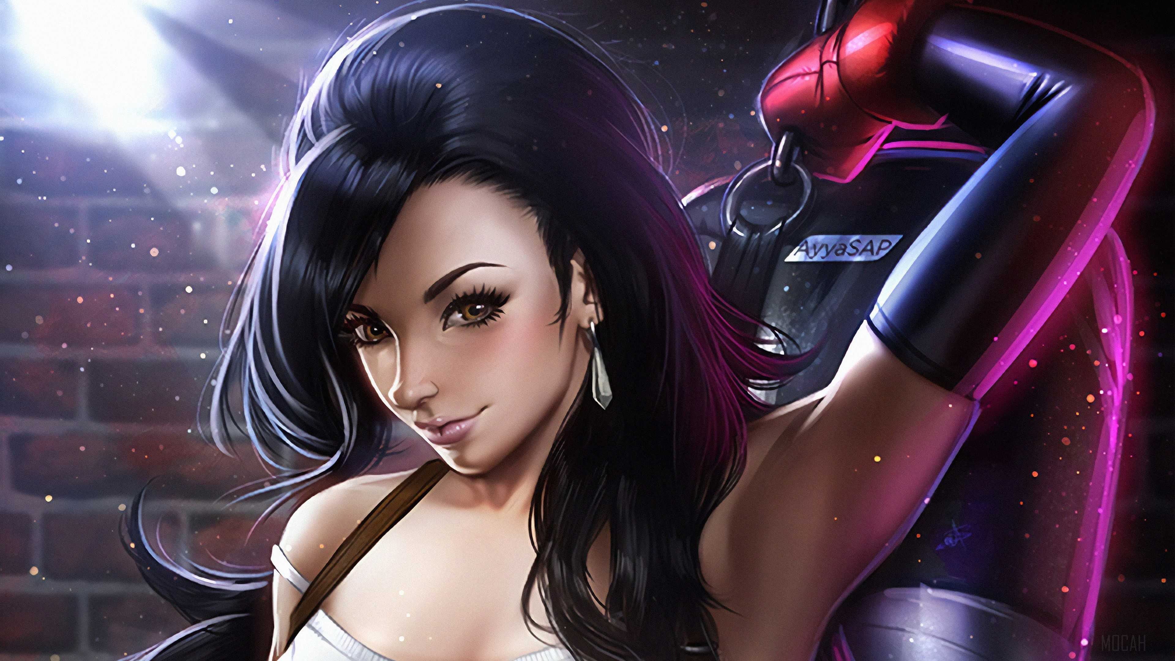 Tifa Lockhart from Final Fantasy 4K HD Wallpaper