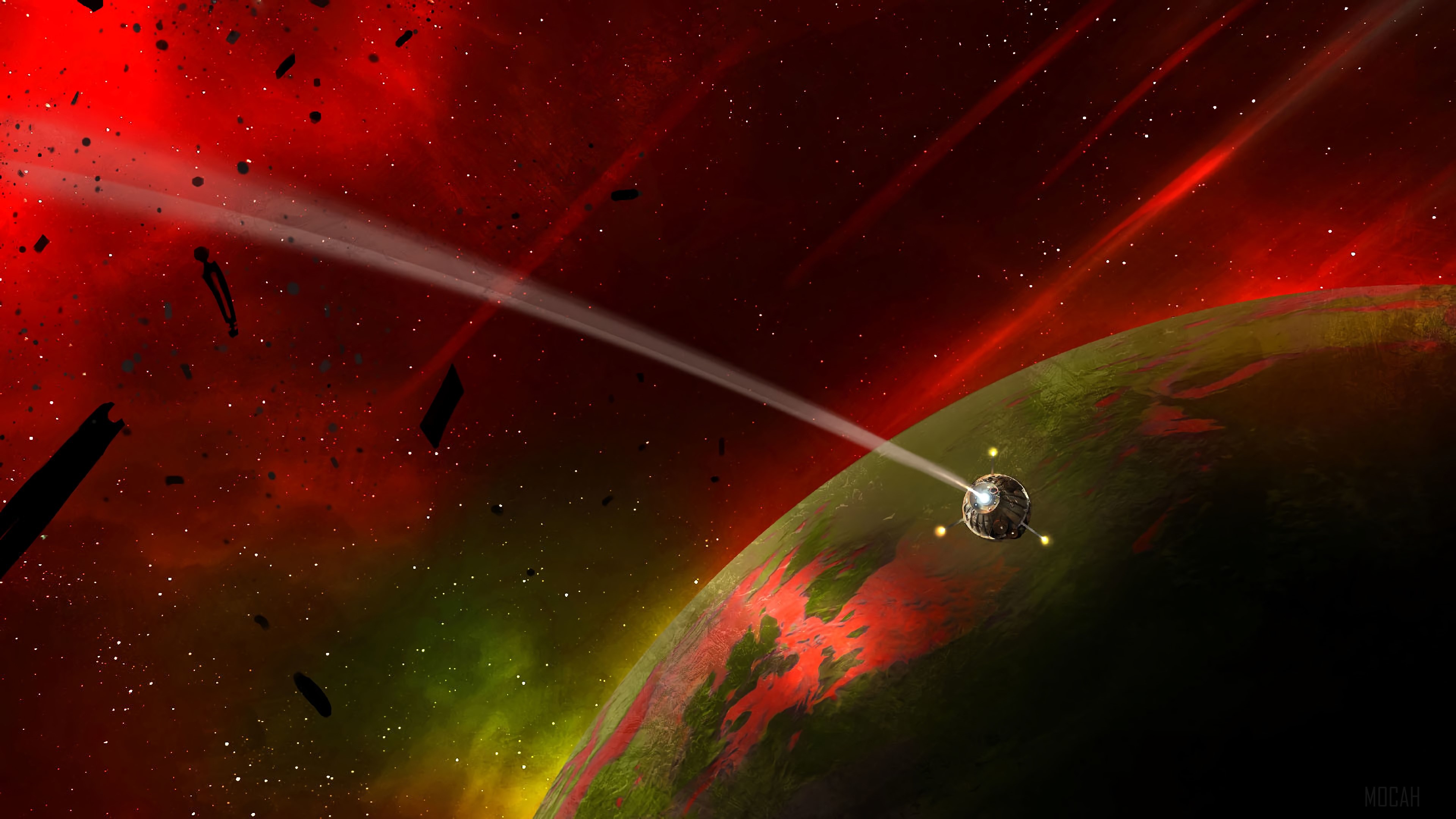 Out There Oceans Of Time 4K HD Wallpaper