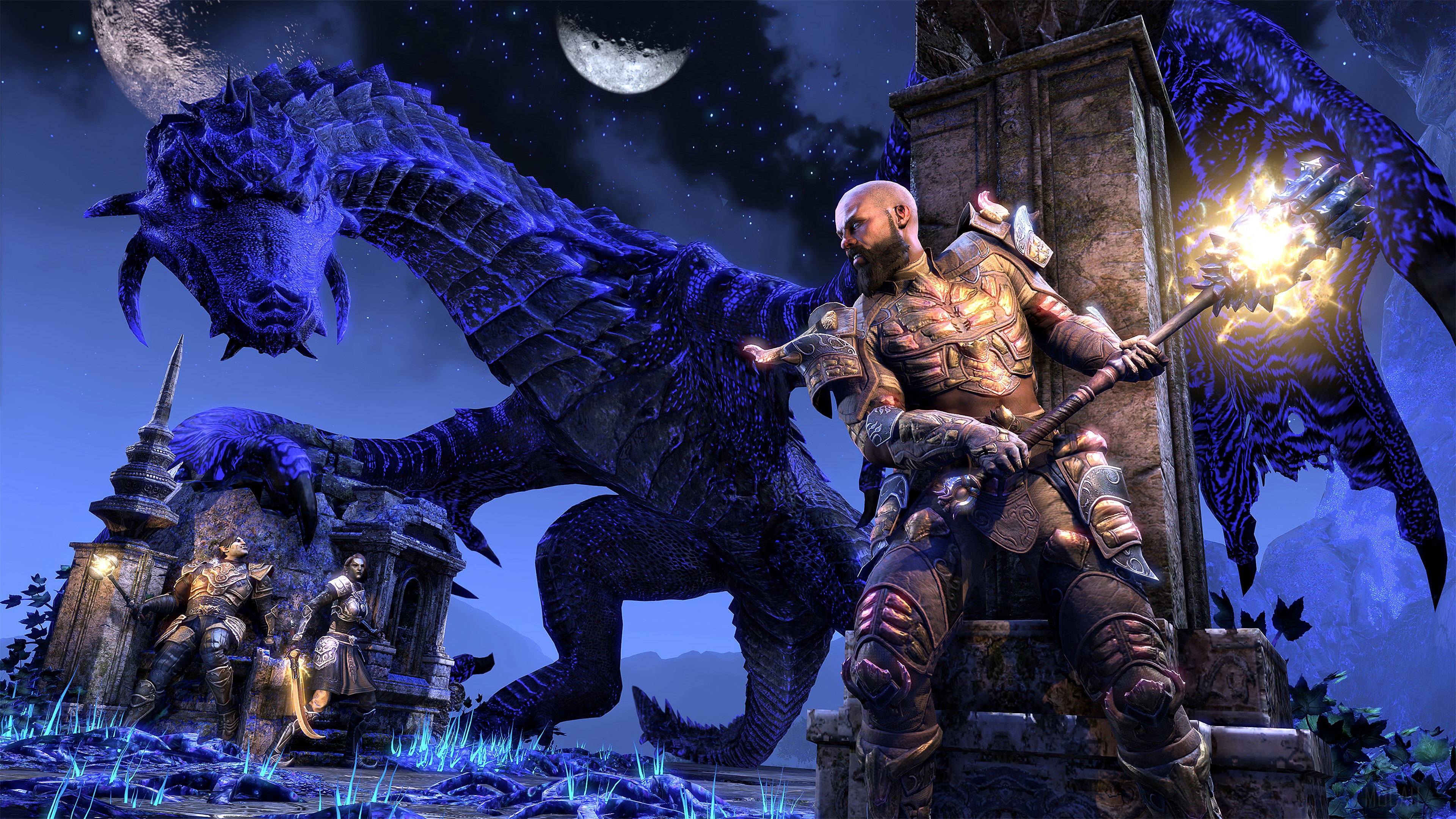 The Elder Scrolls Online Elsweyr Dragon 4K HD Wallpaper
