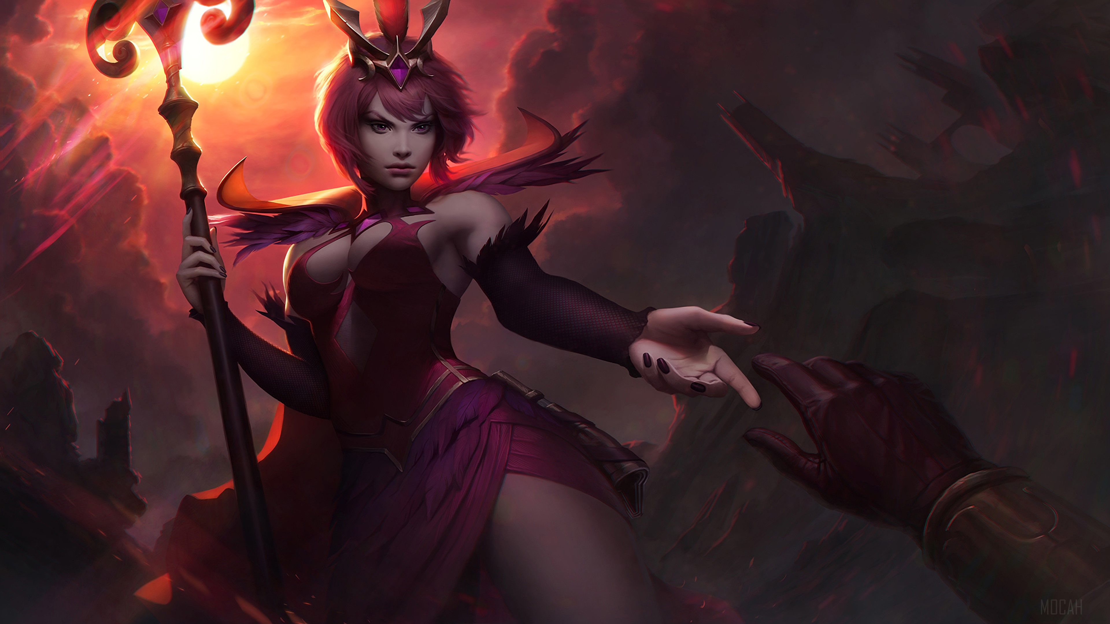 Leblanc from League of Legends 4K HD Wallpaper