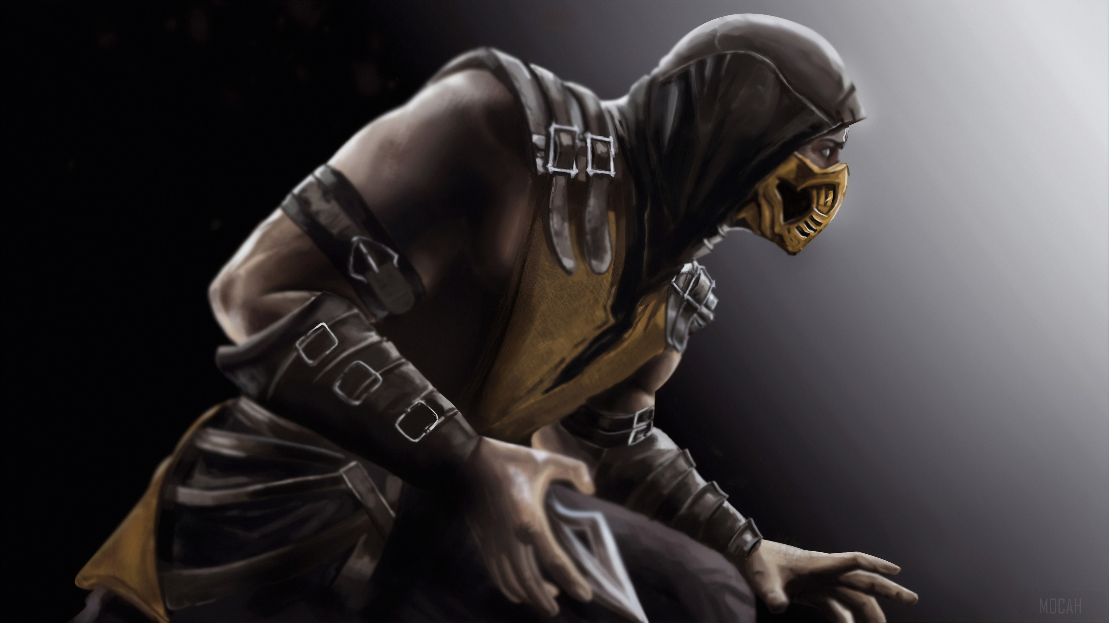 Scorpion from Mortal Kombat X 4K HD Wallpaper