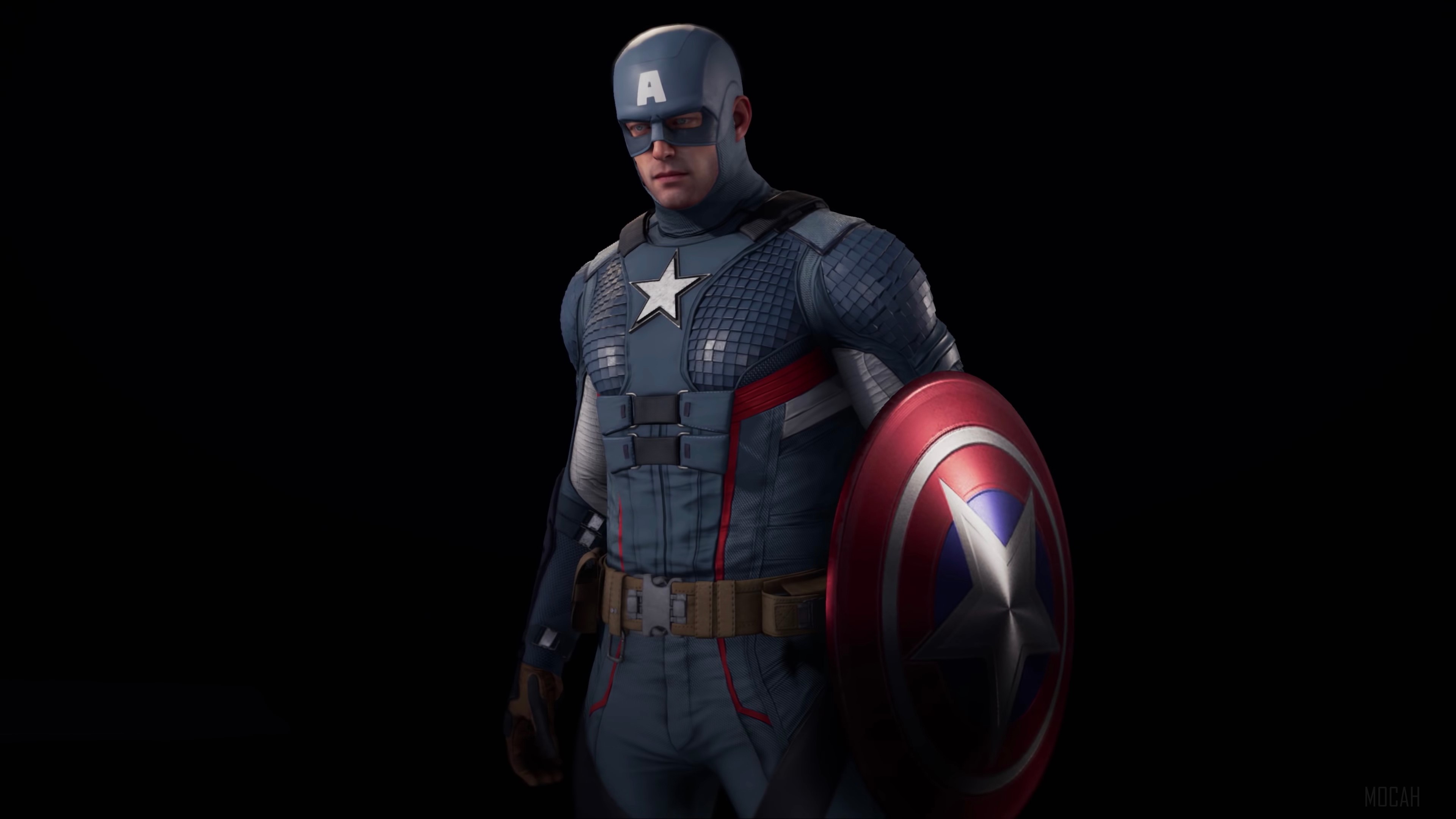 Captain America from Marvel's Avengers 4K HD Wallpaper