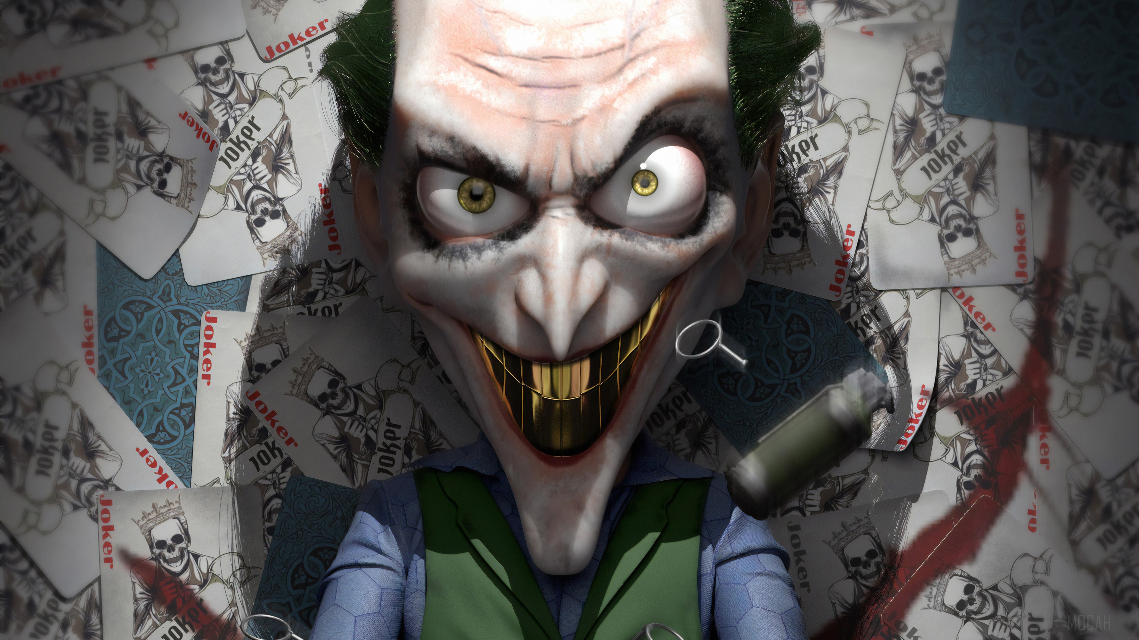 The Joker from Batman 4K HD Wallpaper