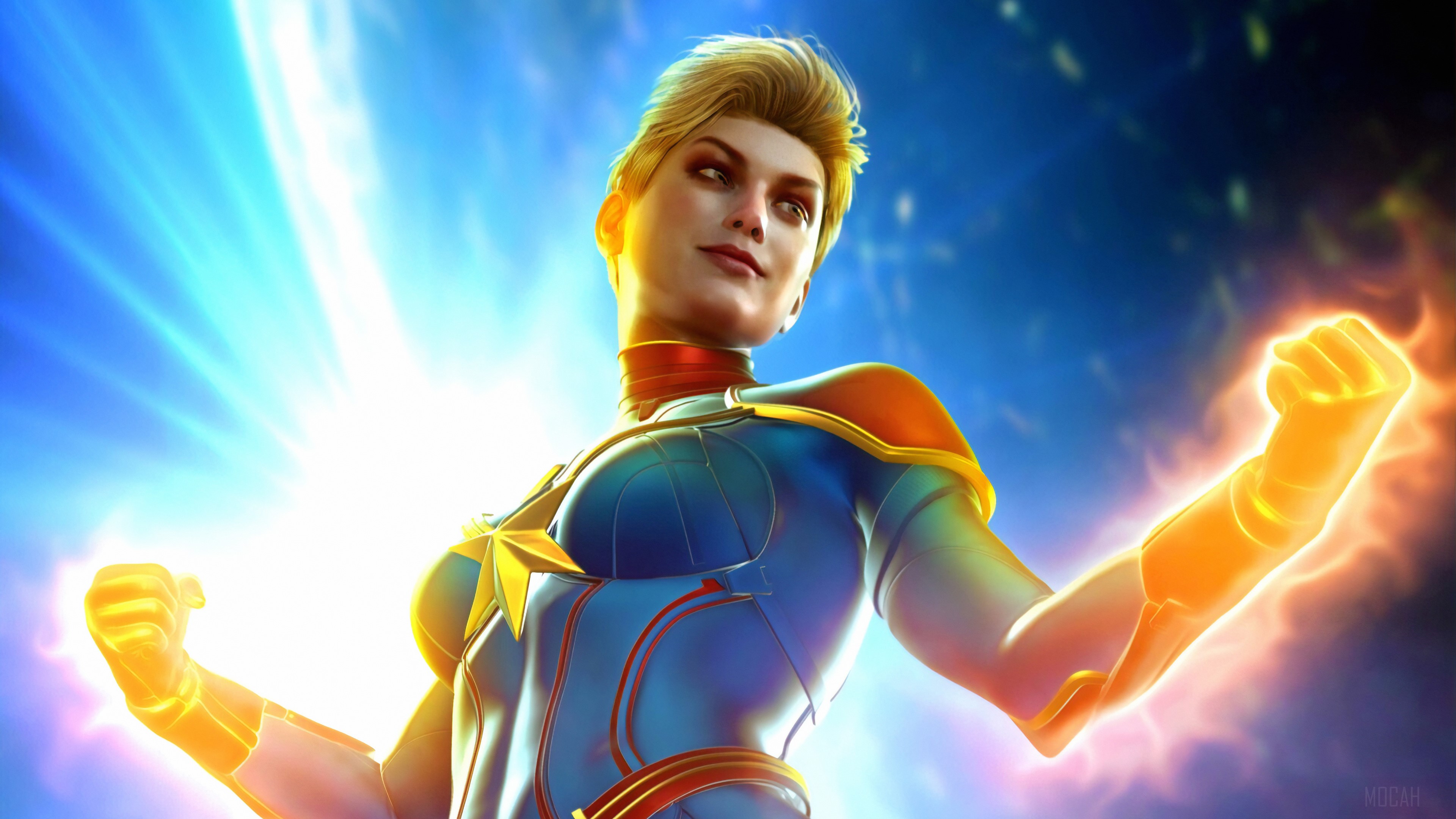 Captain Marvel in 4K HD Wallpaper