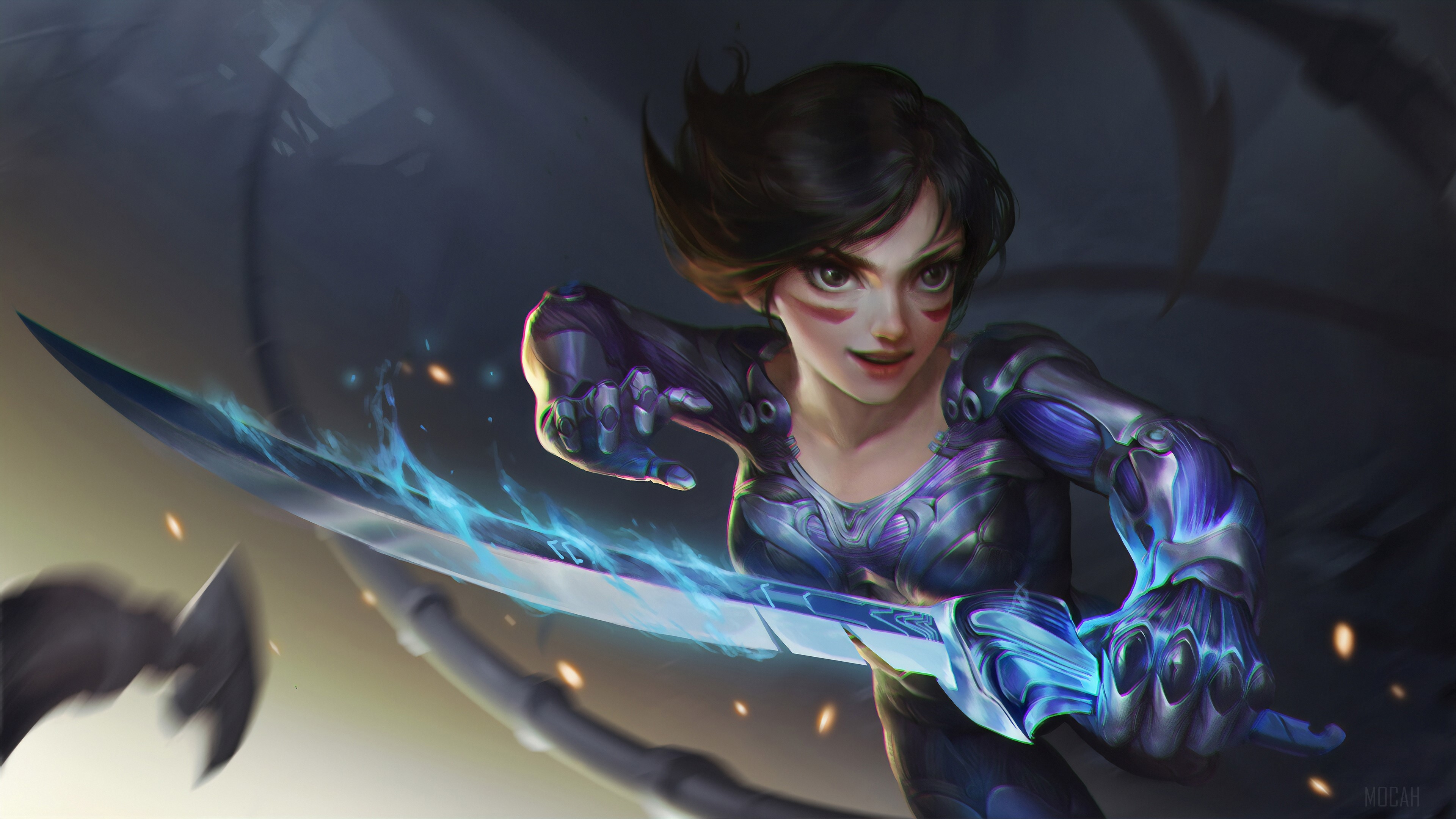 Alita from Alita: Battle Angel 4K HD Wallpaper