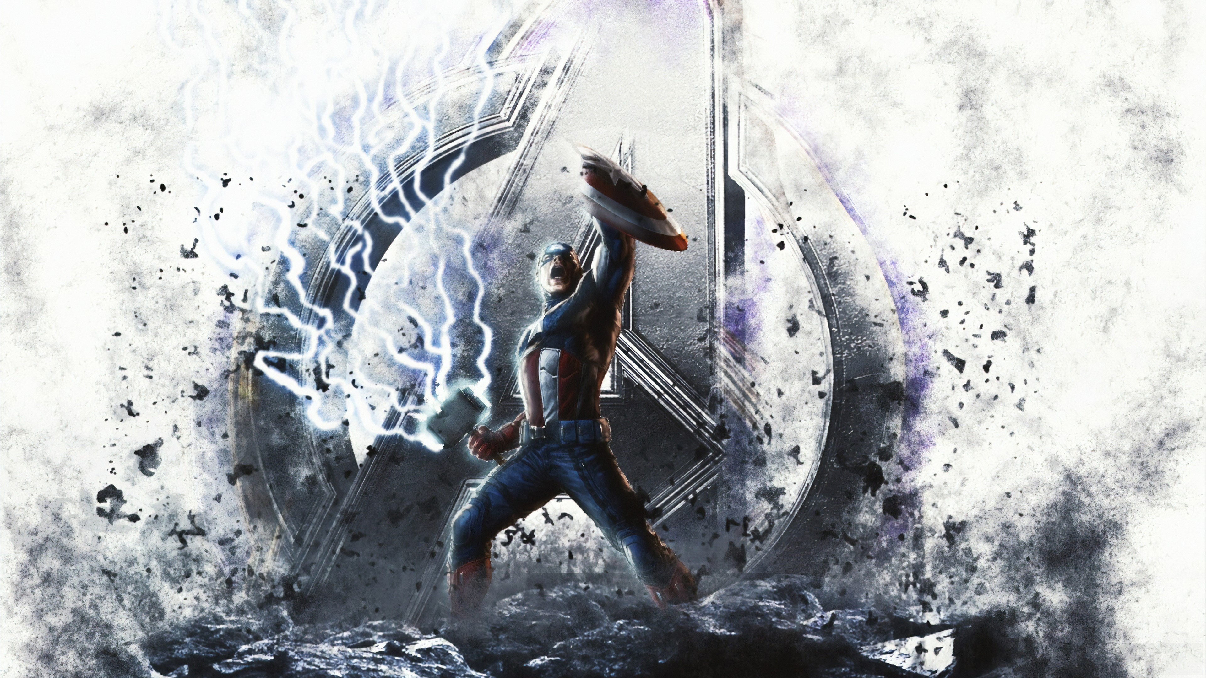 Captain America Worthy Art HD Wallpaper