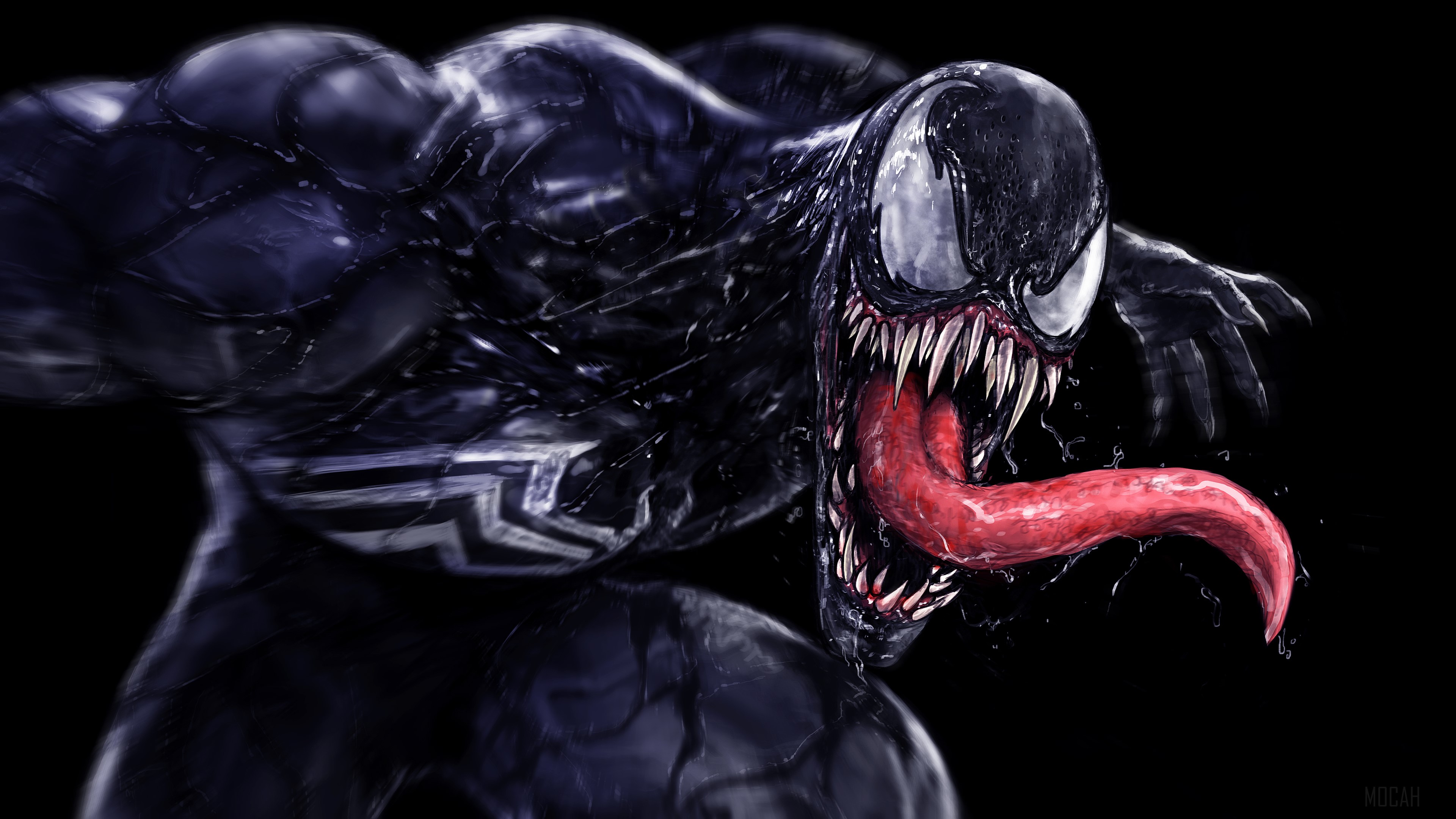 Venom from Marvel Art 4K HD Wallpaper