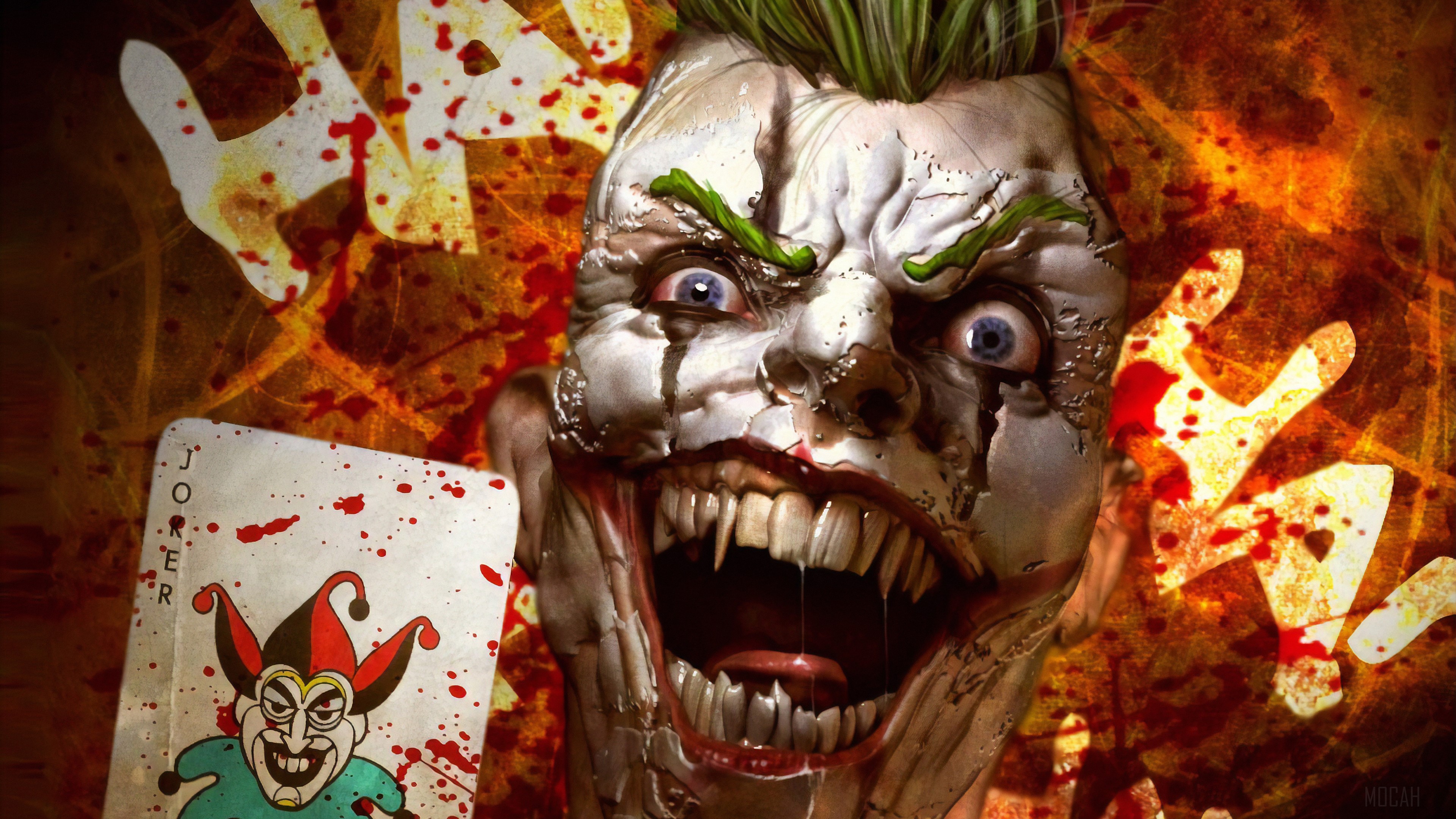 The Joker from Batman 4K HD Wallpaper