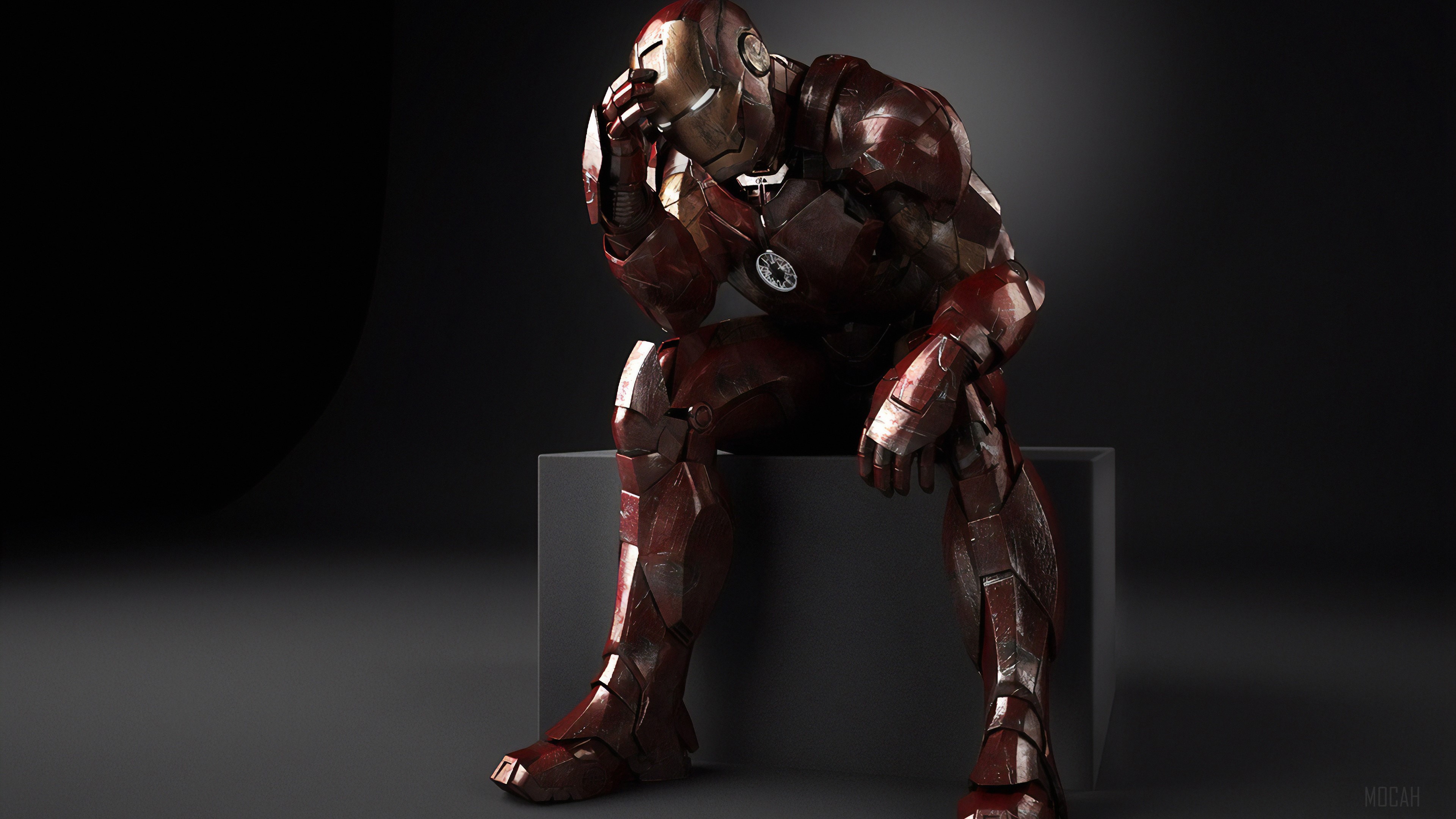 Iron Man Thinking HD Wallpaper