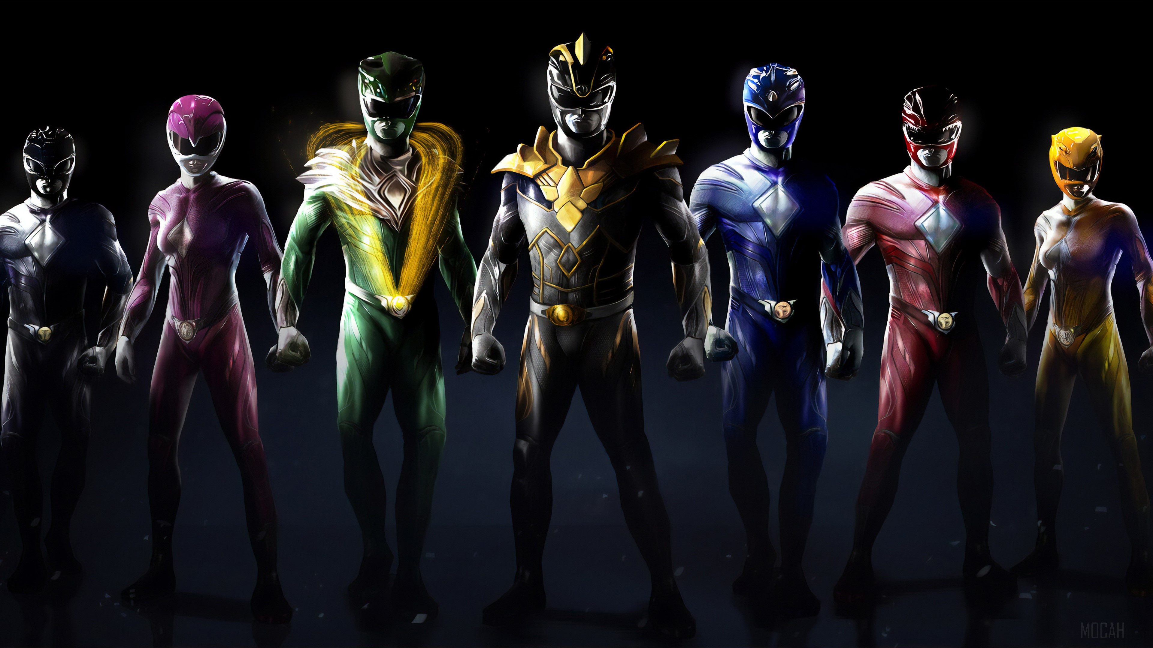 All Power Rangers HD Wallpaper