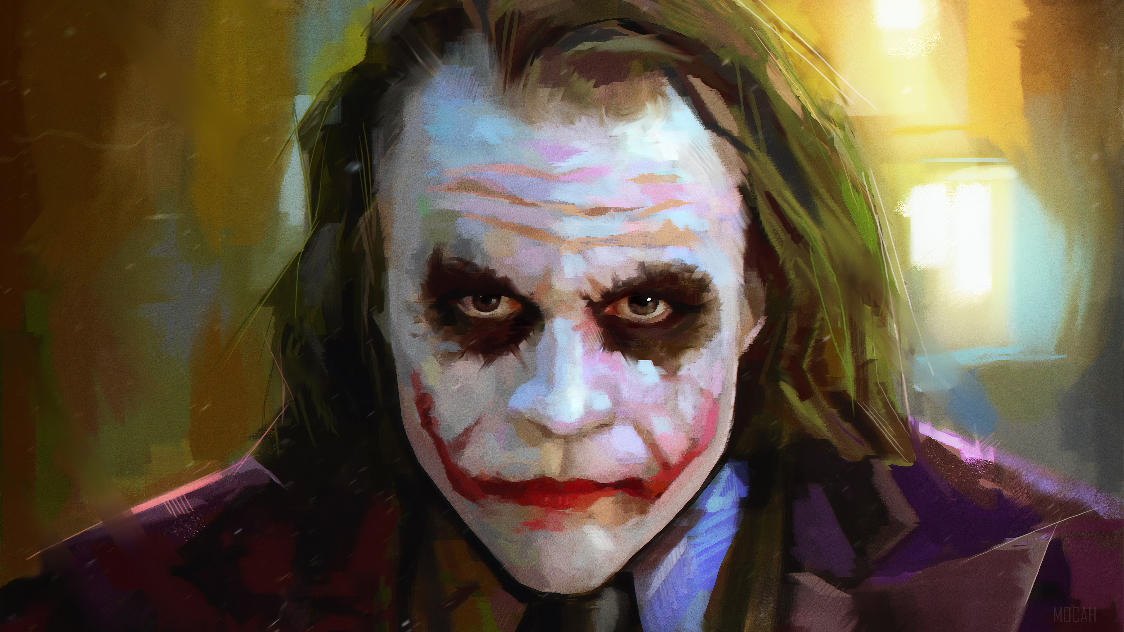 Heath Ledger As Joker HD Wallpaper