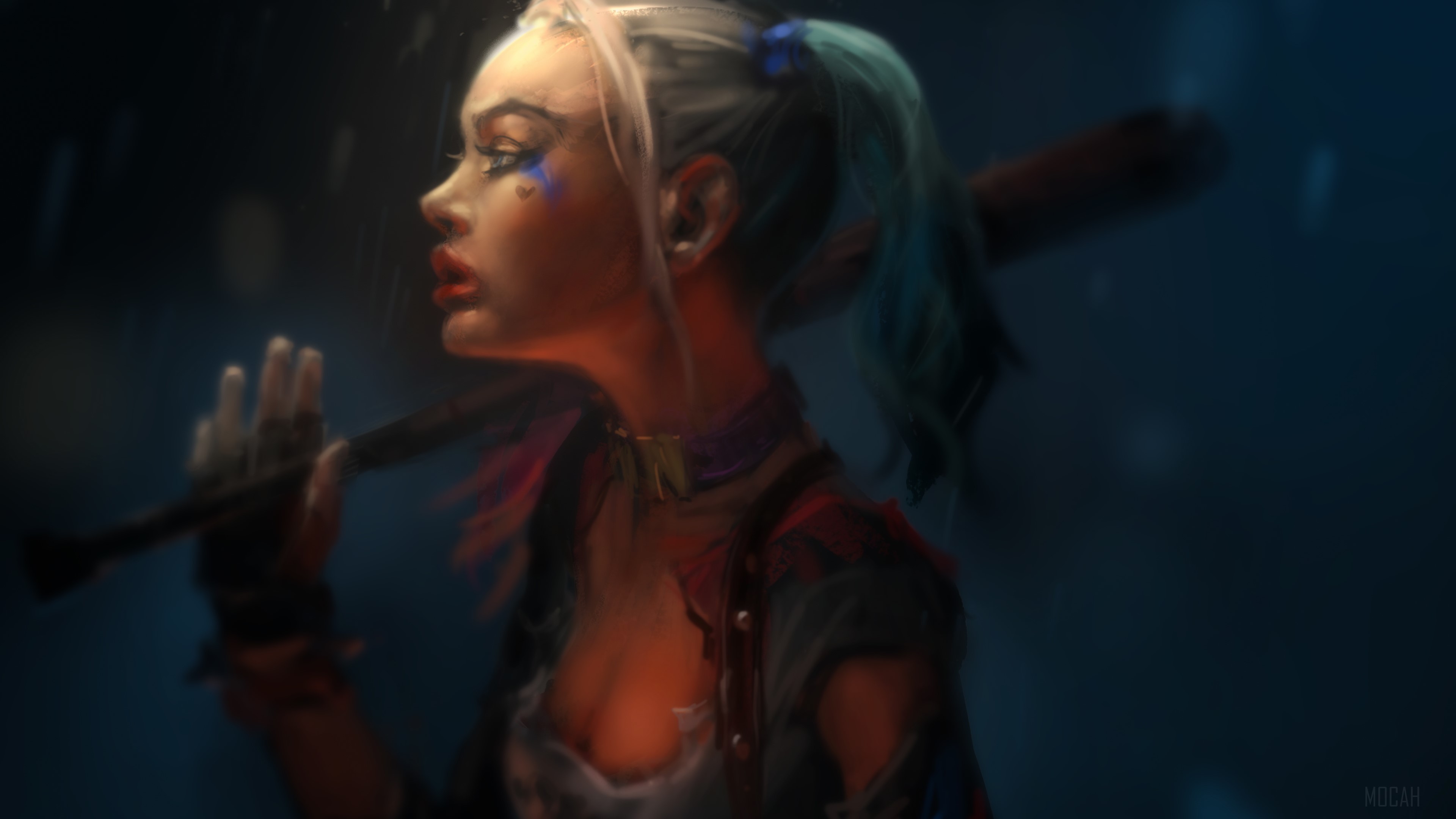 Harley Quinn Artwork HD Wallpaper