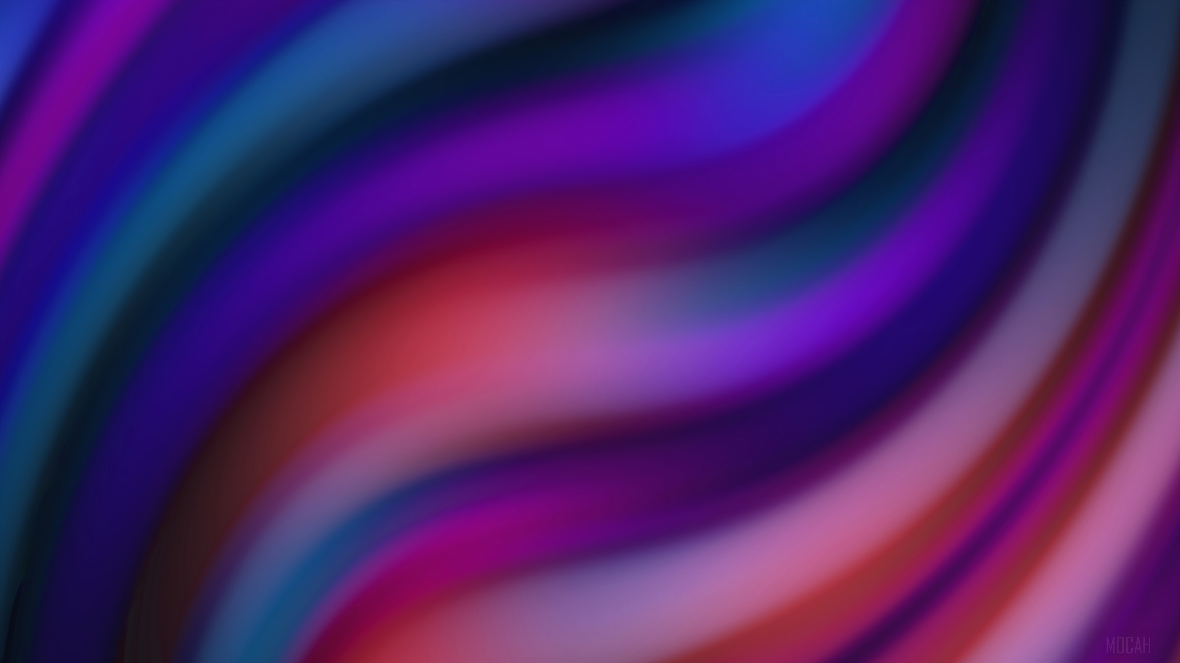 Abstract Swirls of Purple, Blue, and Red 4K HD Wallpaper
