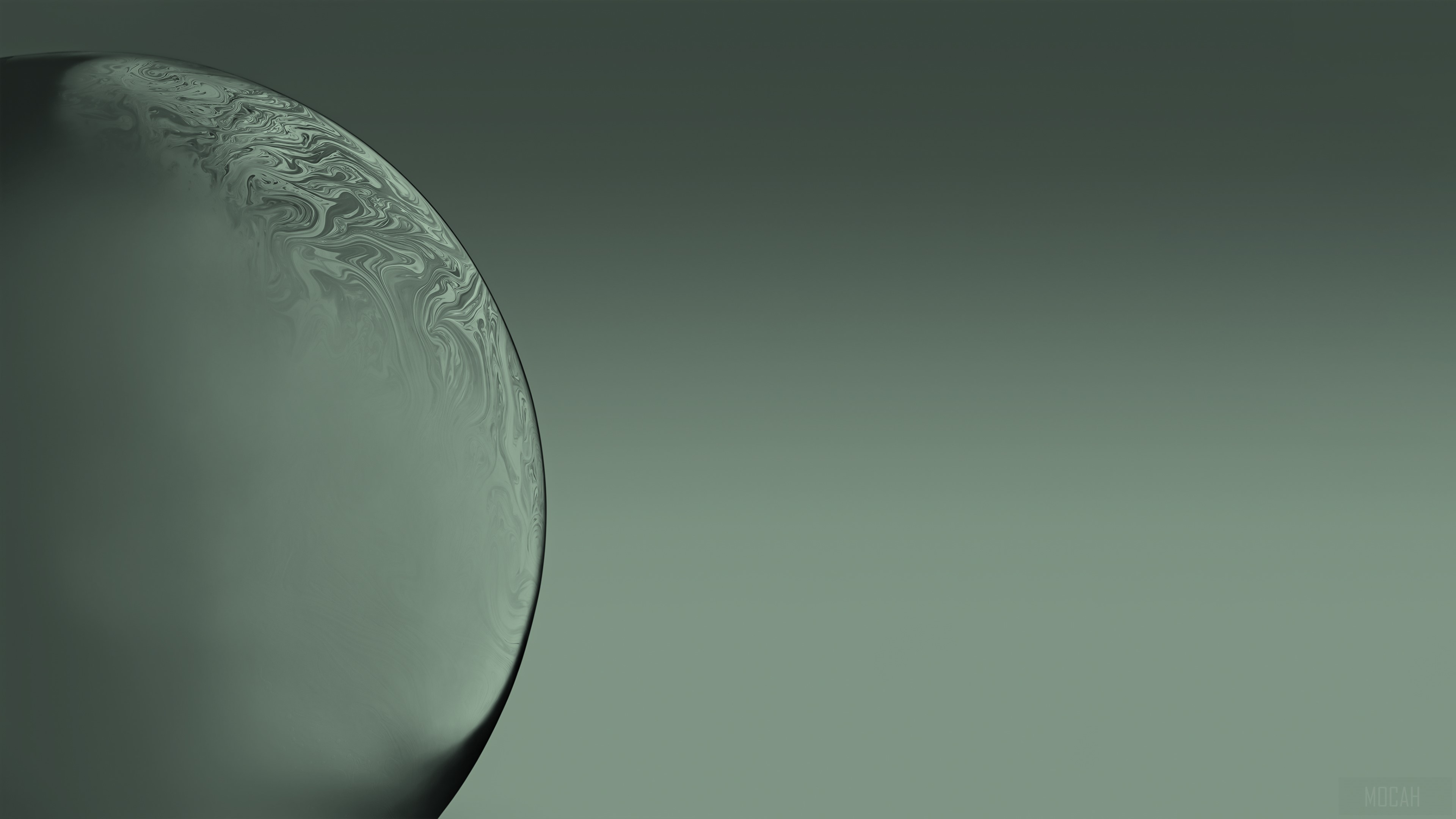 Apple Bubble Green HD Wallpaper
