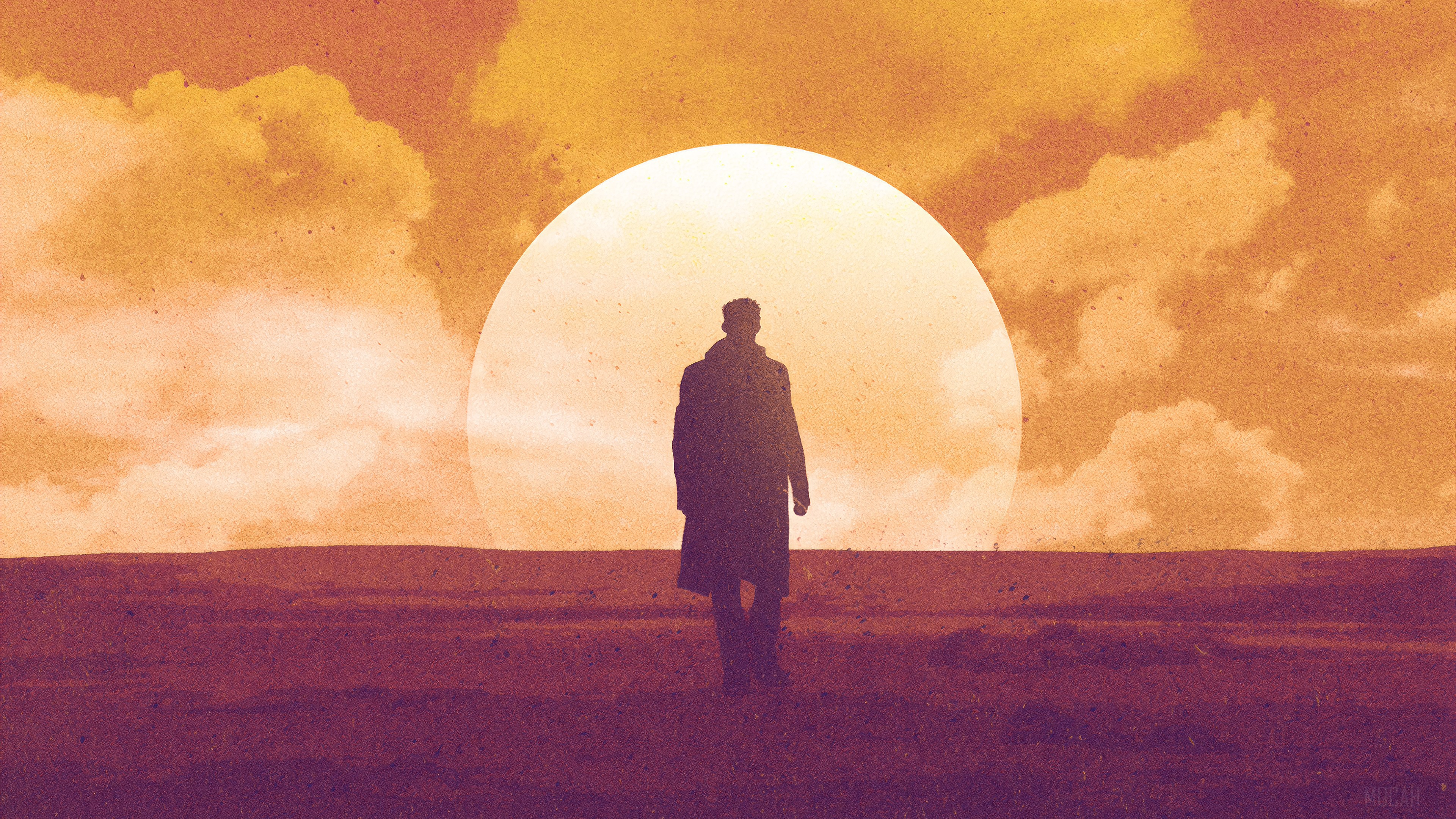 K from Blade Runner 2049 Art 4K HD Wallpaper