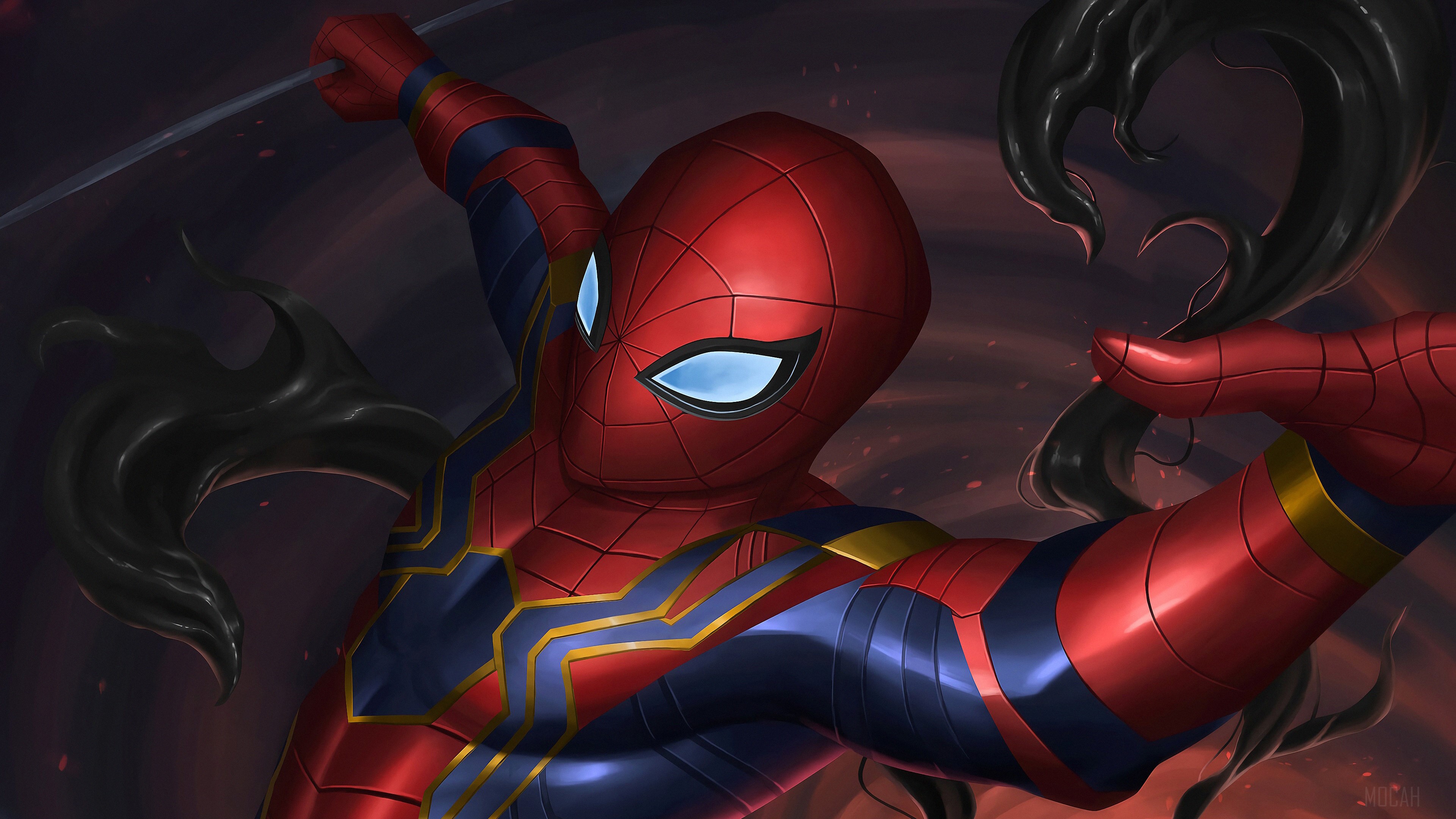 Spider-Man in New Suit 4K HD Wallpaper