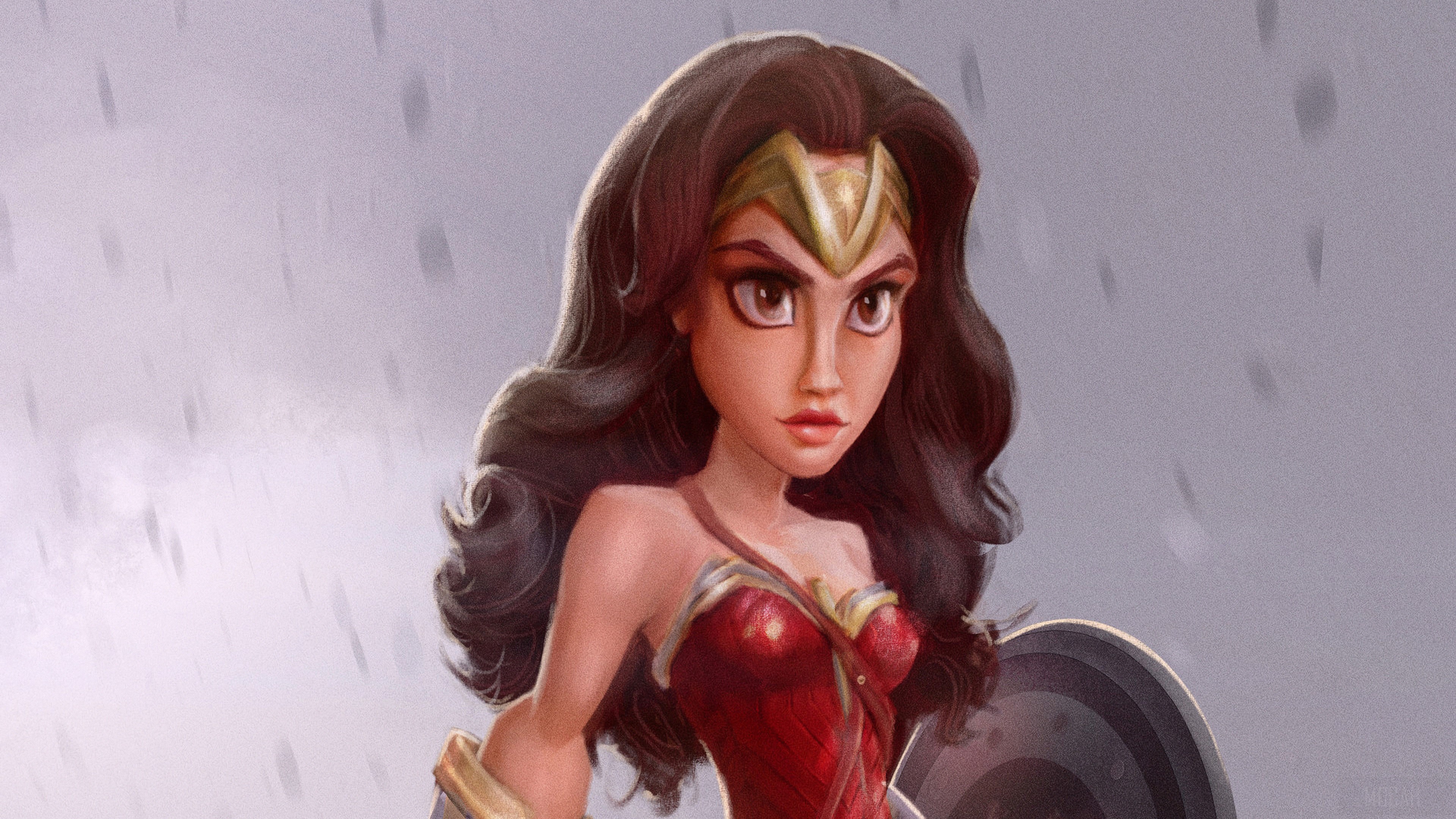 Wonder Woman Sketch Artworks HD Wallpaper