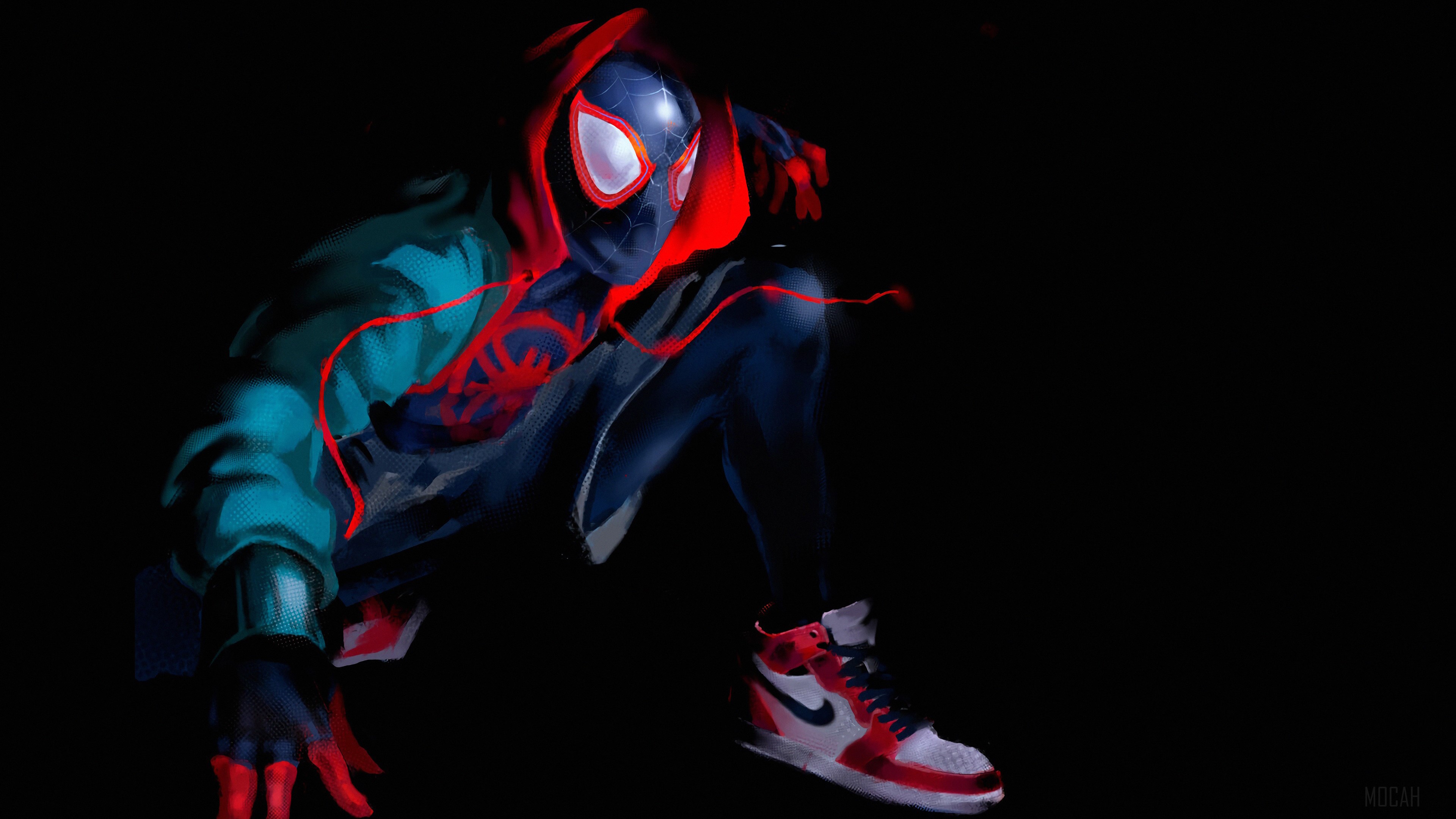 Miles Morales from Spider-Verse 4K HD Wallpaper