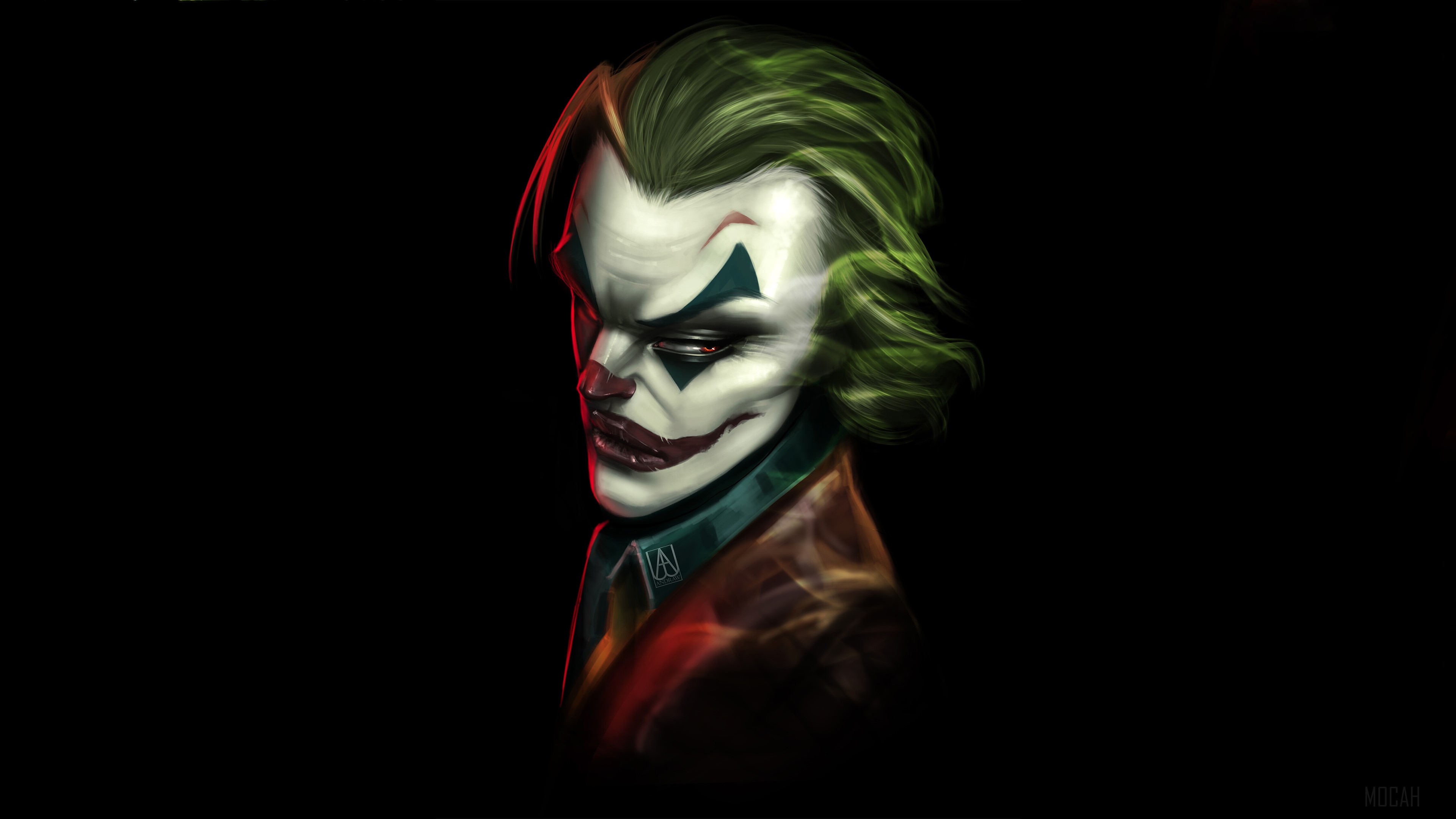 Joker Mad Art HD Wallpaper