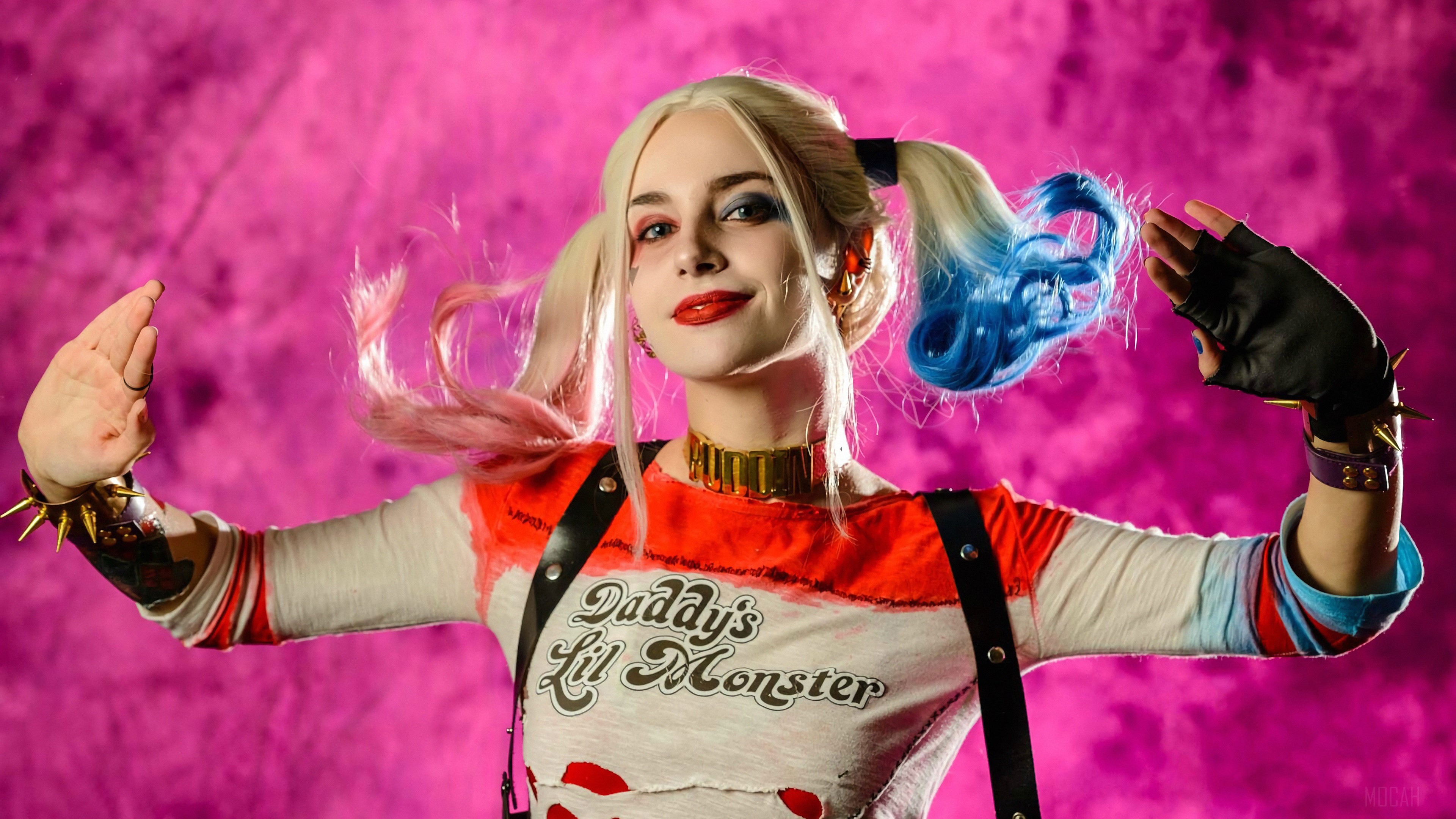 Harley Quinn Cosplay 4K HD Wallpaper